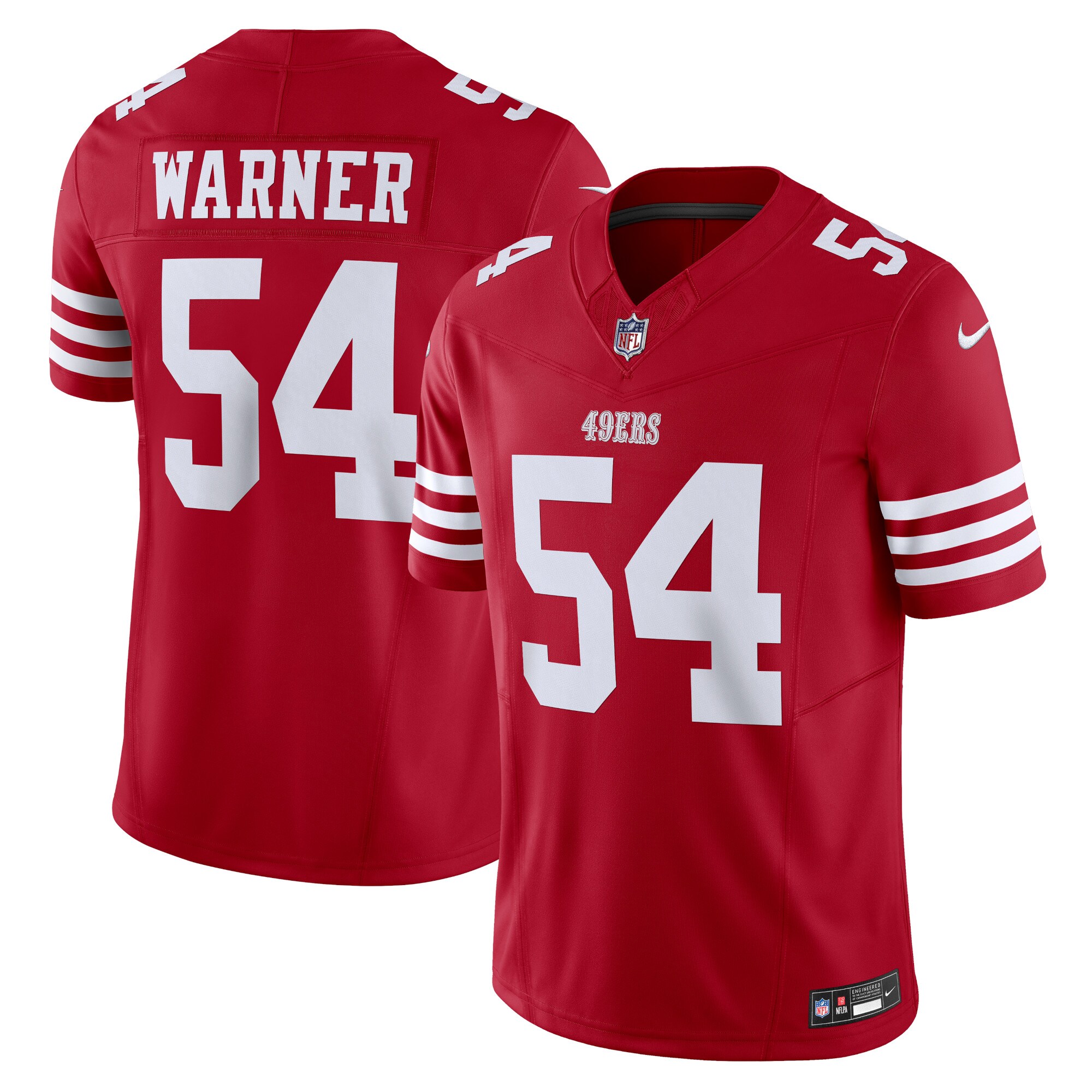 Fred Warner San Francisco 49ers  Vapor F.U.S.E. Limited Jersey - Scarlet