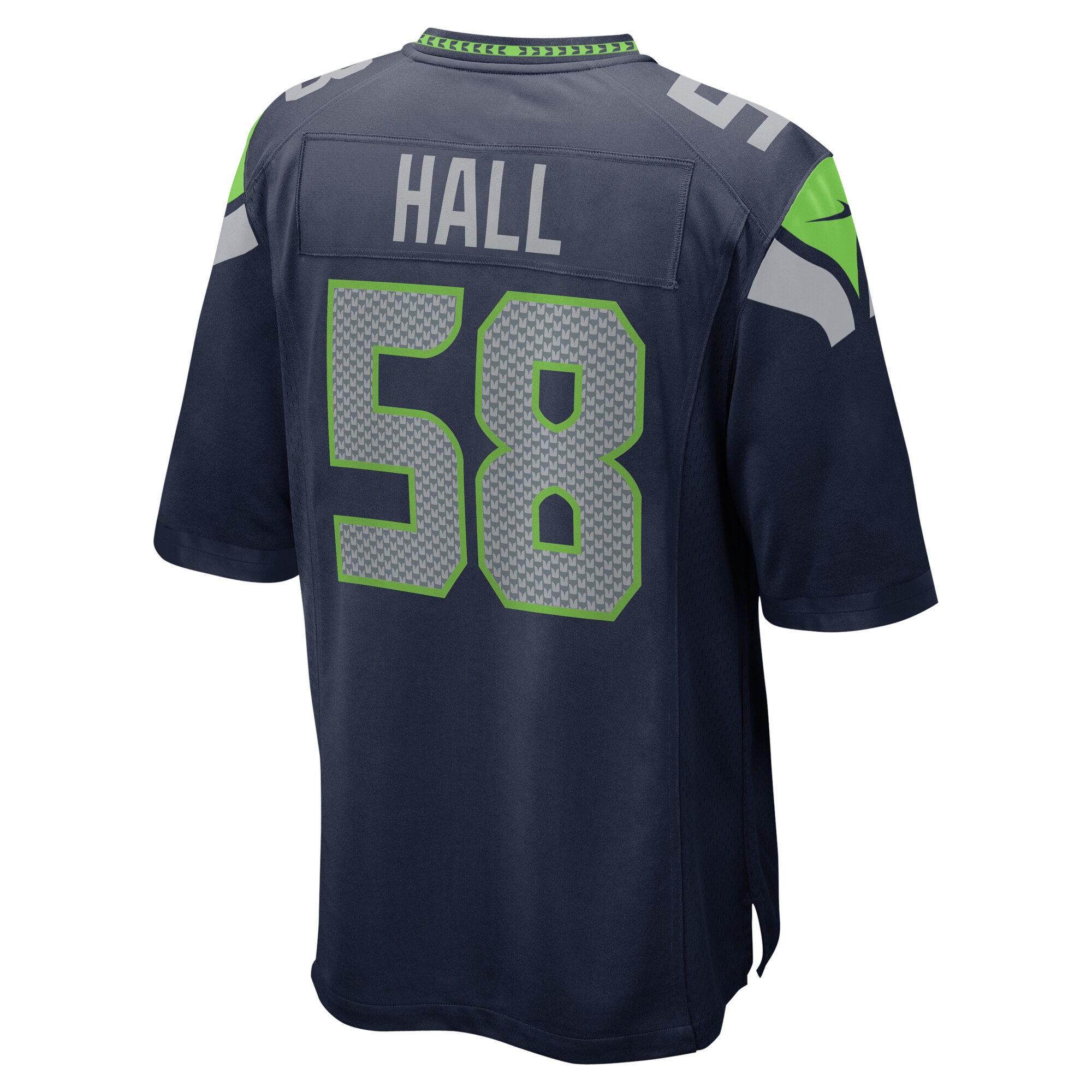 Derick Hall Seattle Seahawks  Game Jersey - College Navy