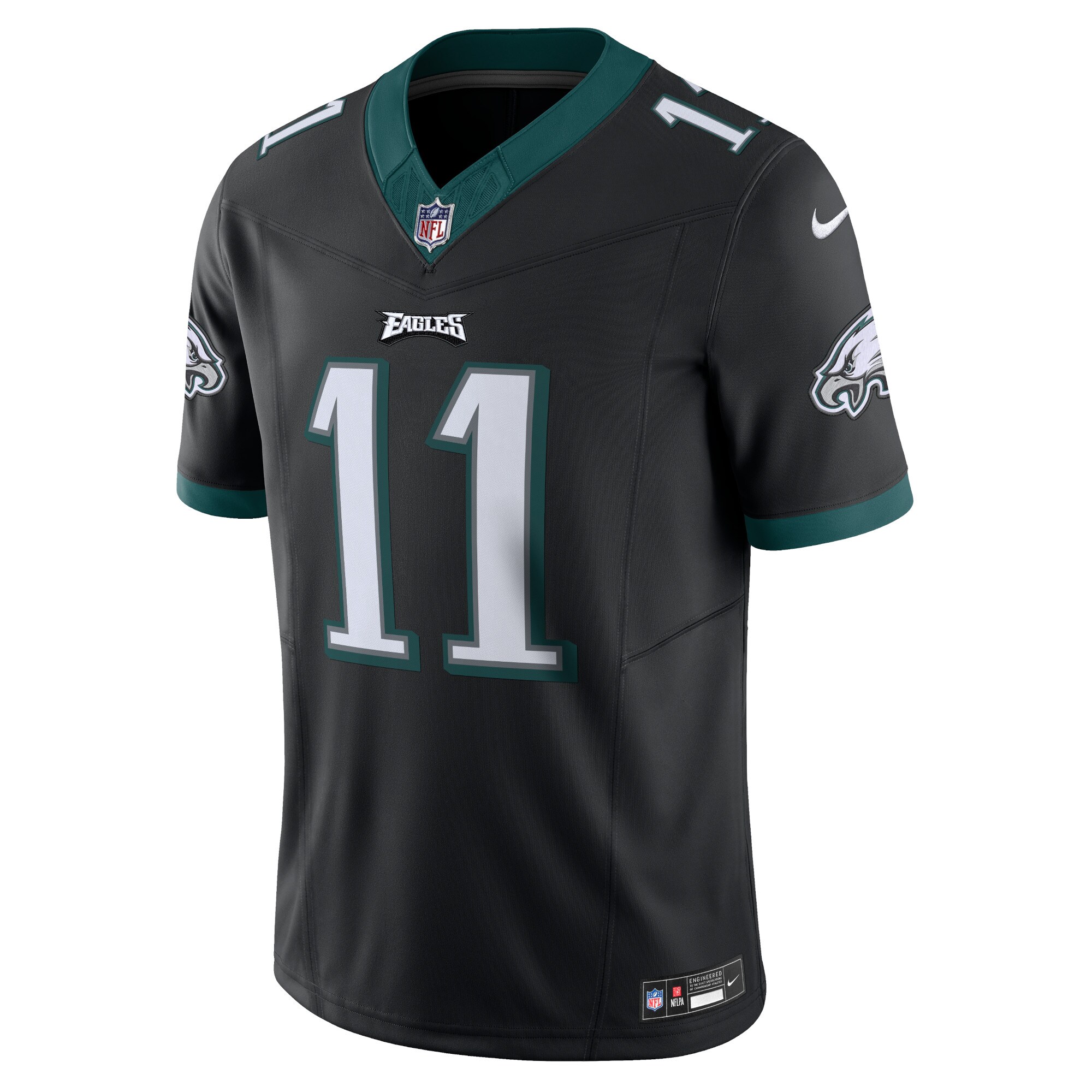A.J. Brown Philadelphia Eagles #11 Vapor F.U.S.E. Limited Jersey - Black