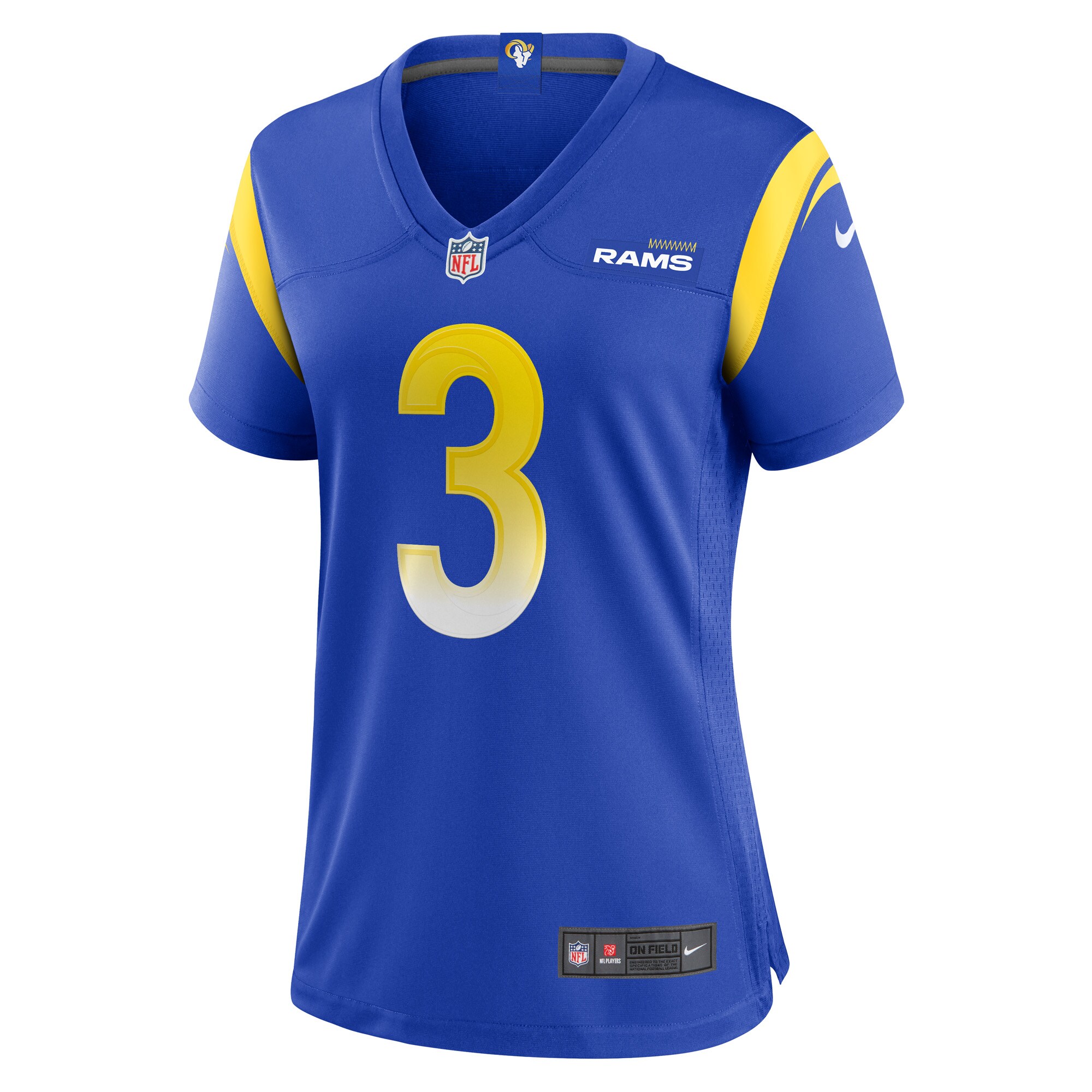 Sam Wiglusz Los Angeles Rams Women's Game Jersey -  Royal