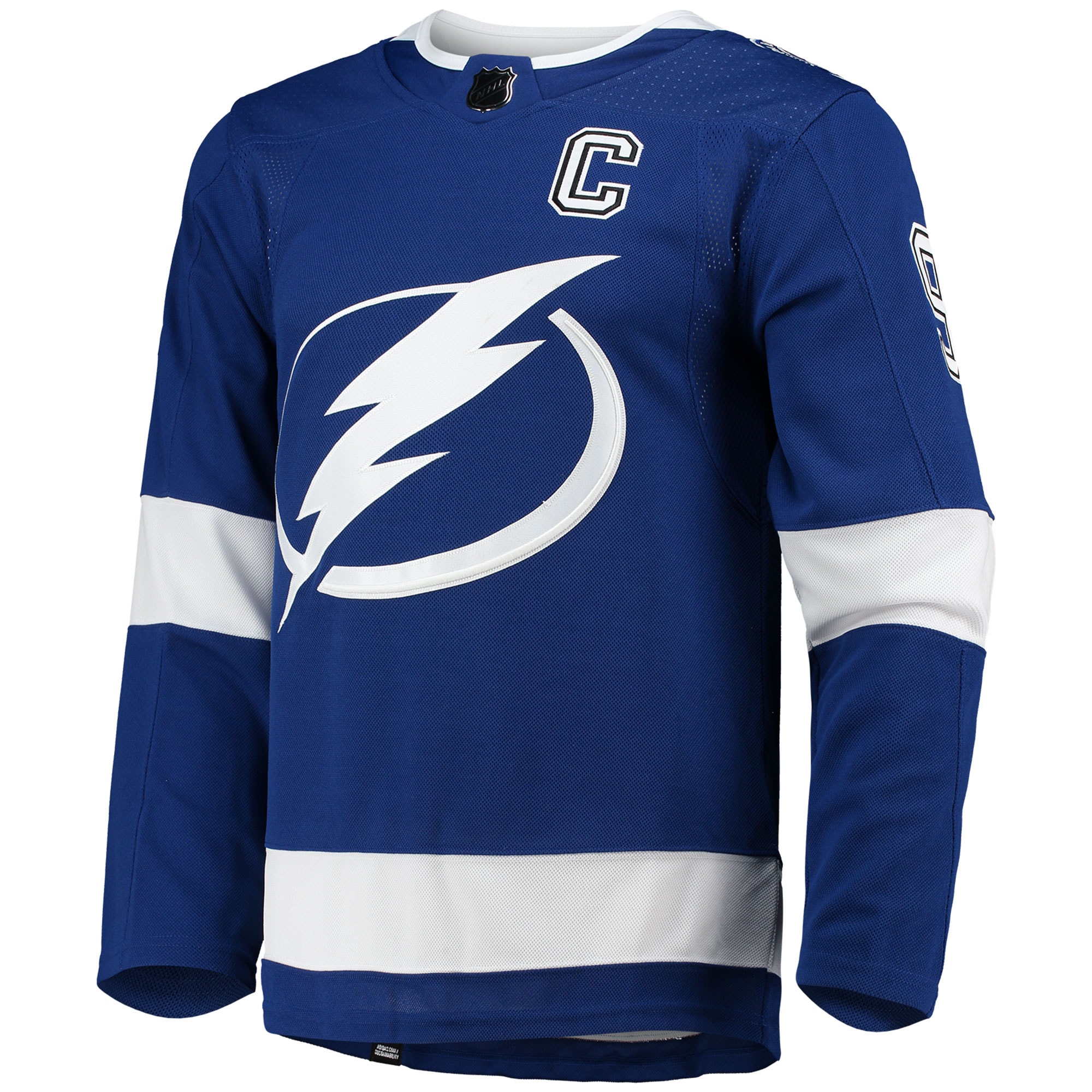 Steven Stamkos Tampa Bay Lightning  Home Captain Patch Primegreen Authentic Pro Player Jersey - Blue