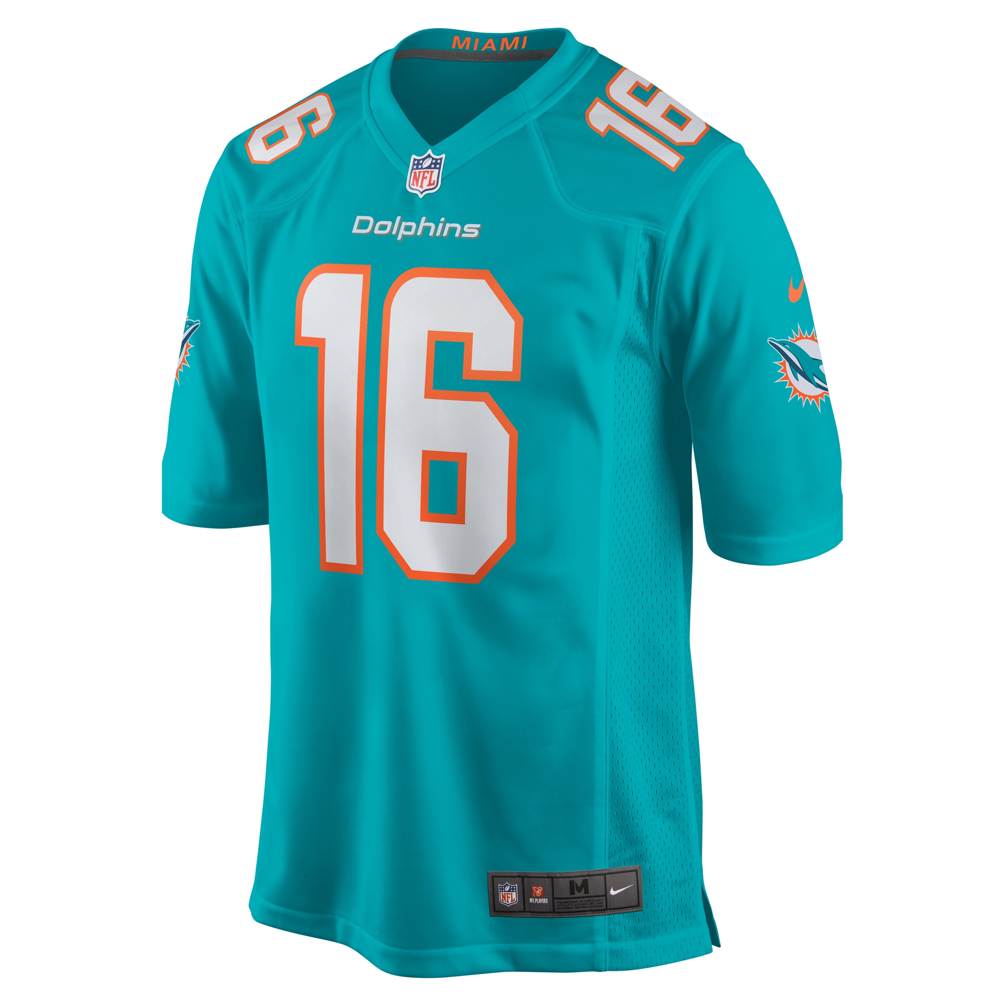 Jake Bailey Miami Dolphins Game Player Jersey - Aqua