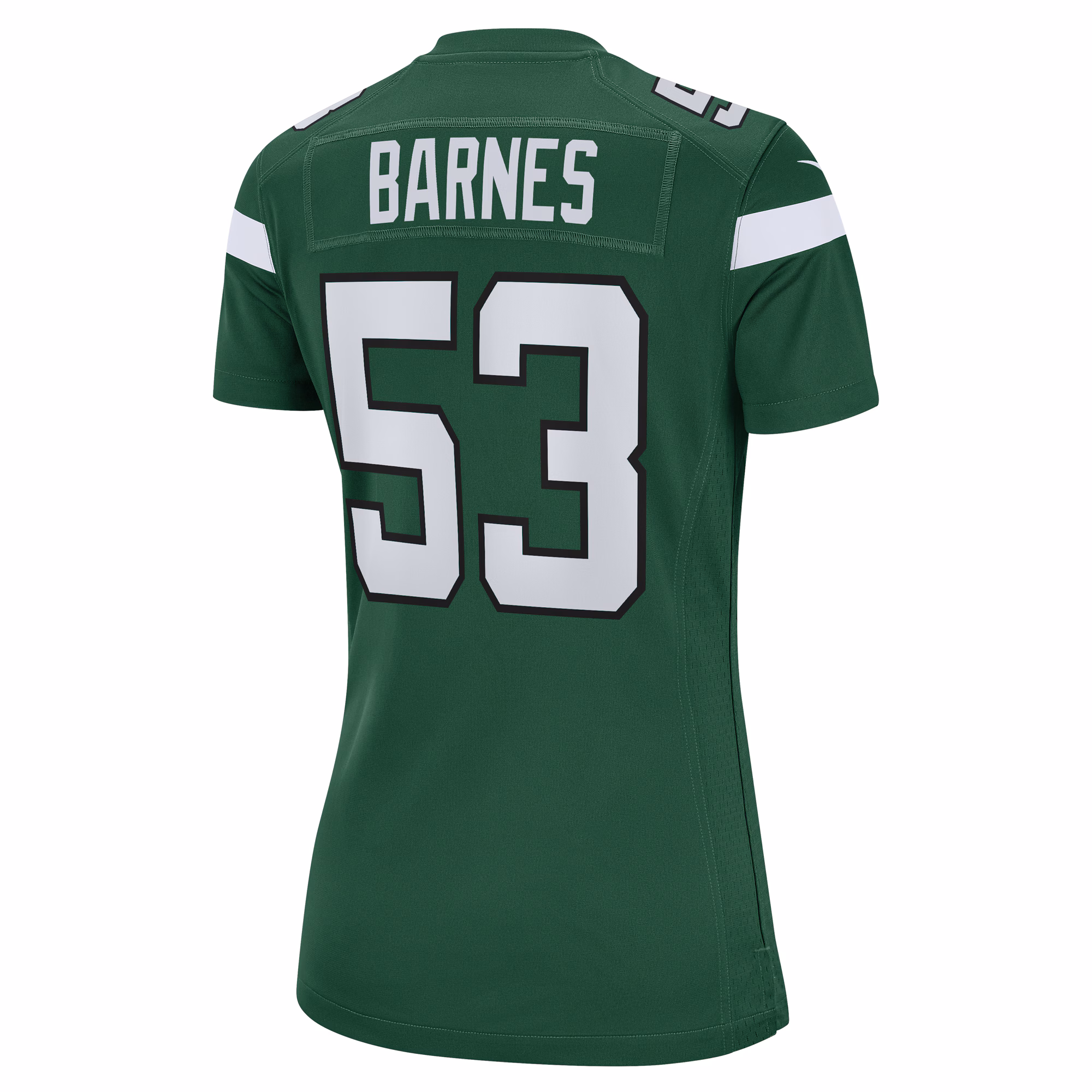 Zaire Barnes New York Jets Women's  Game Jersey - Gotham Green