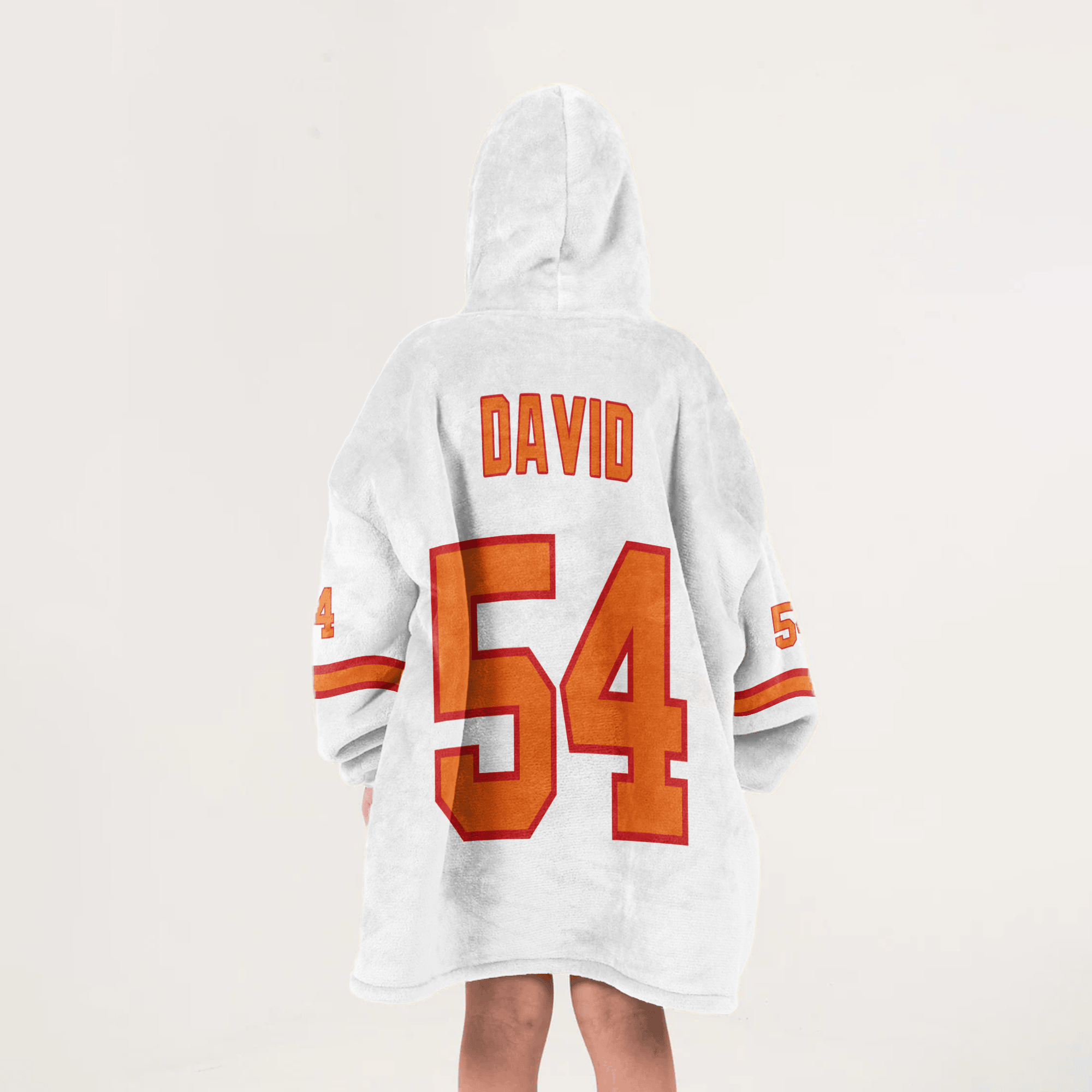 Kid L.D 54 Tampa Bay Football 50th Season Game Unisex Blanket Hoodie