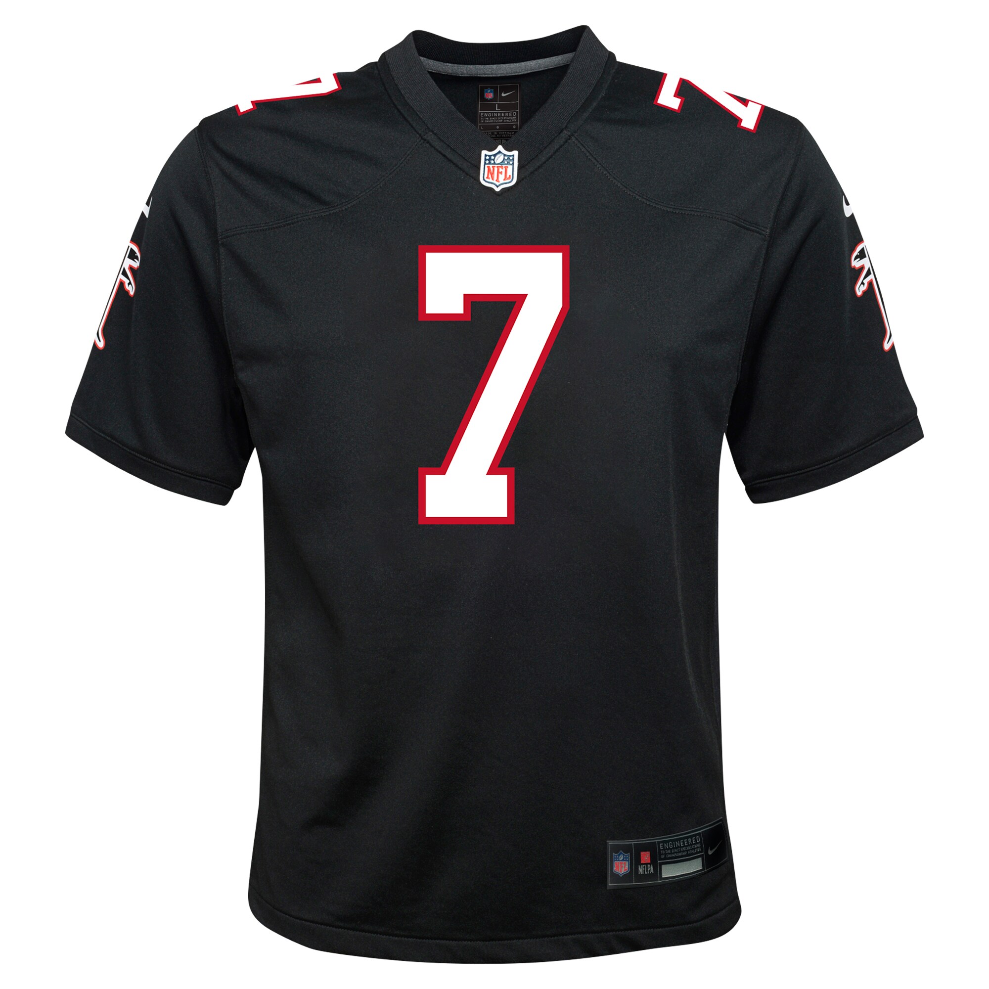 Bijan Robinson Atlanta Falcons Youth Alternate Player Game Jersey - Black