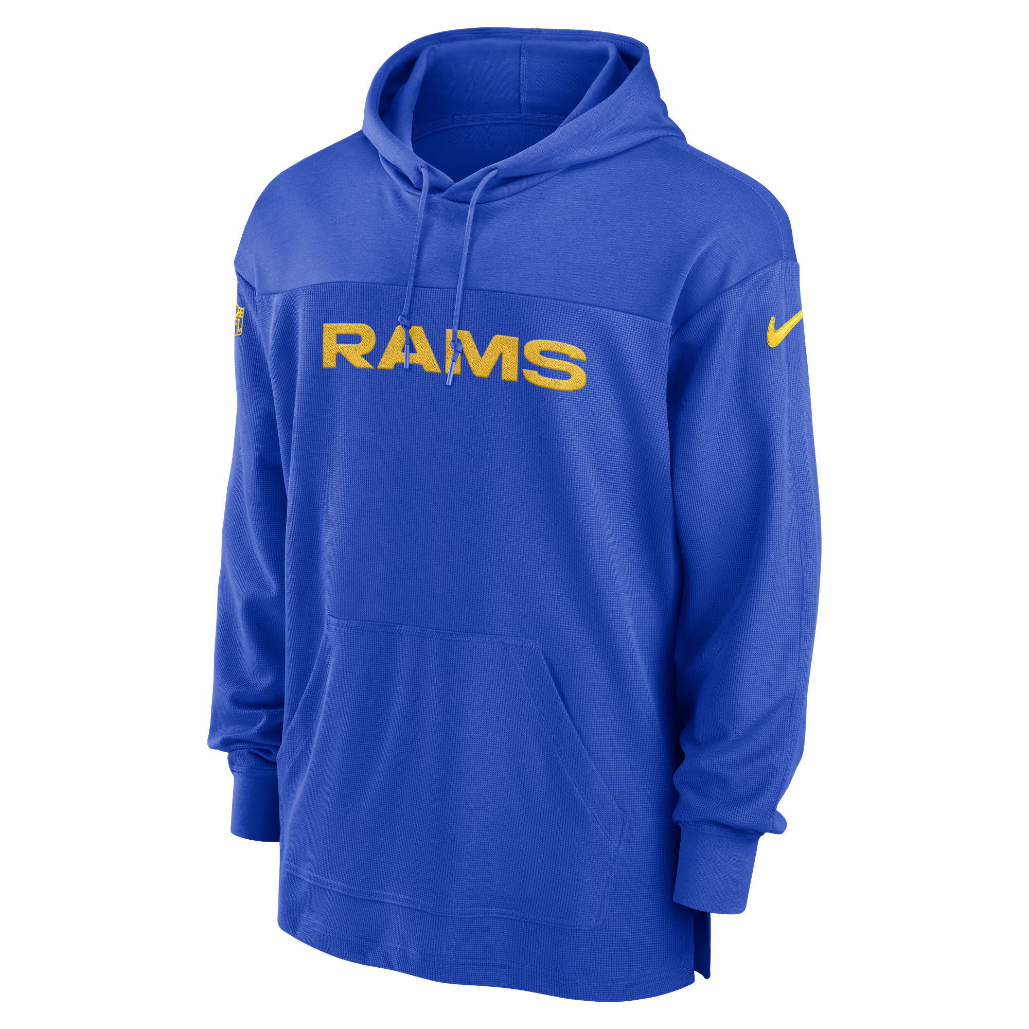 Los Angeles Rams 2023 Sideline Lightweight Performance Hooded Top - Royal