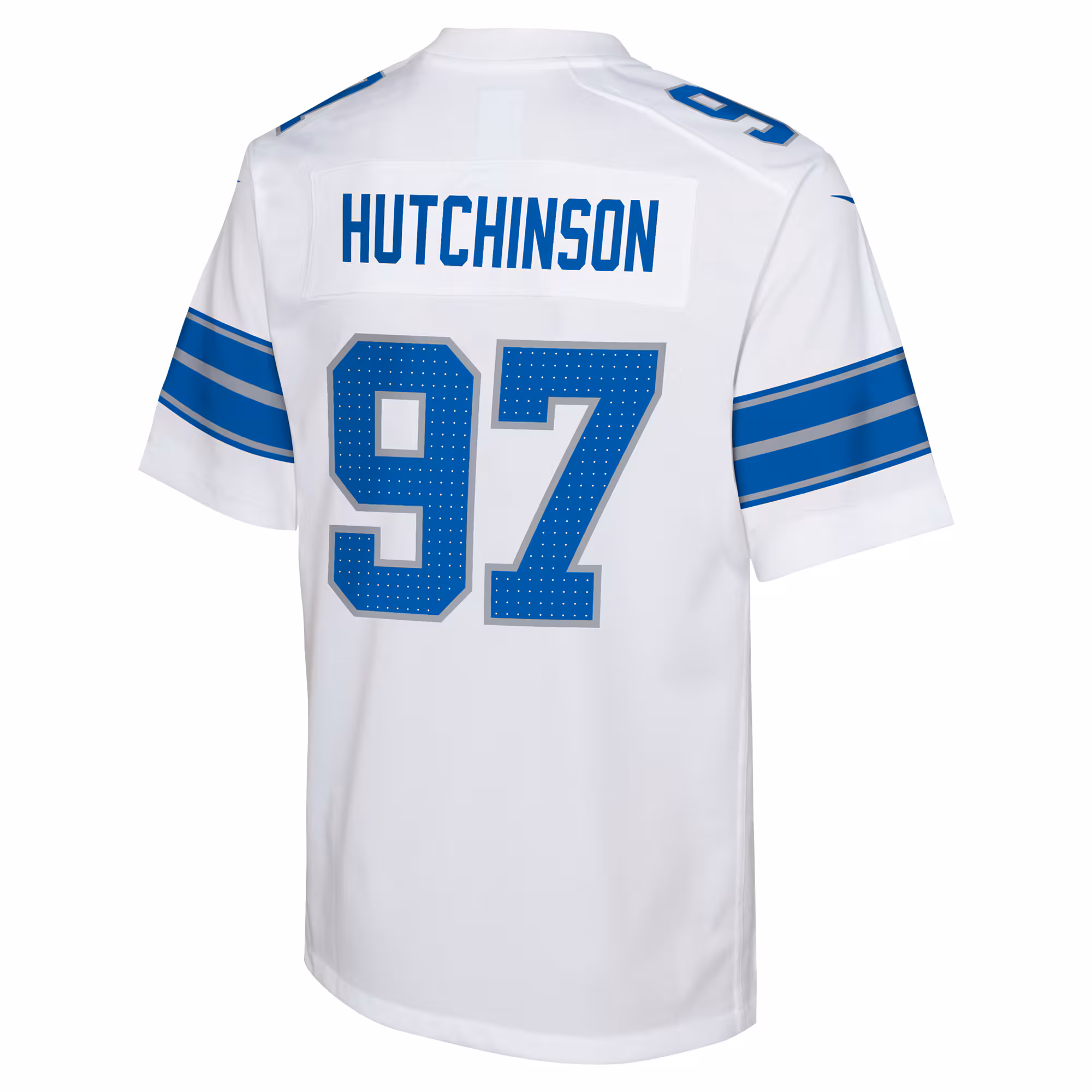 Aidan Hutchinson Detroit Lions Youth Team Player Game Jersey - Blue