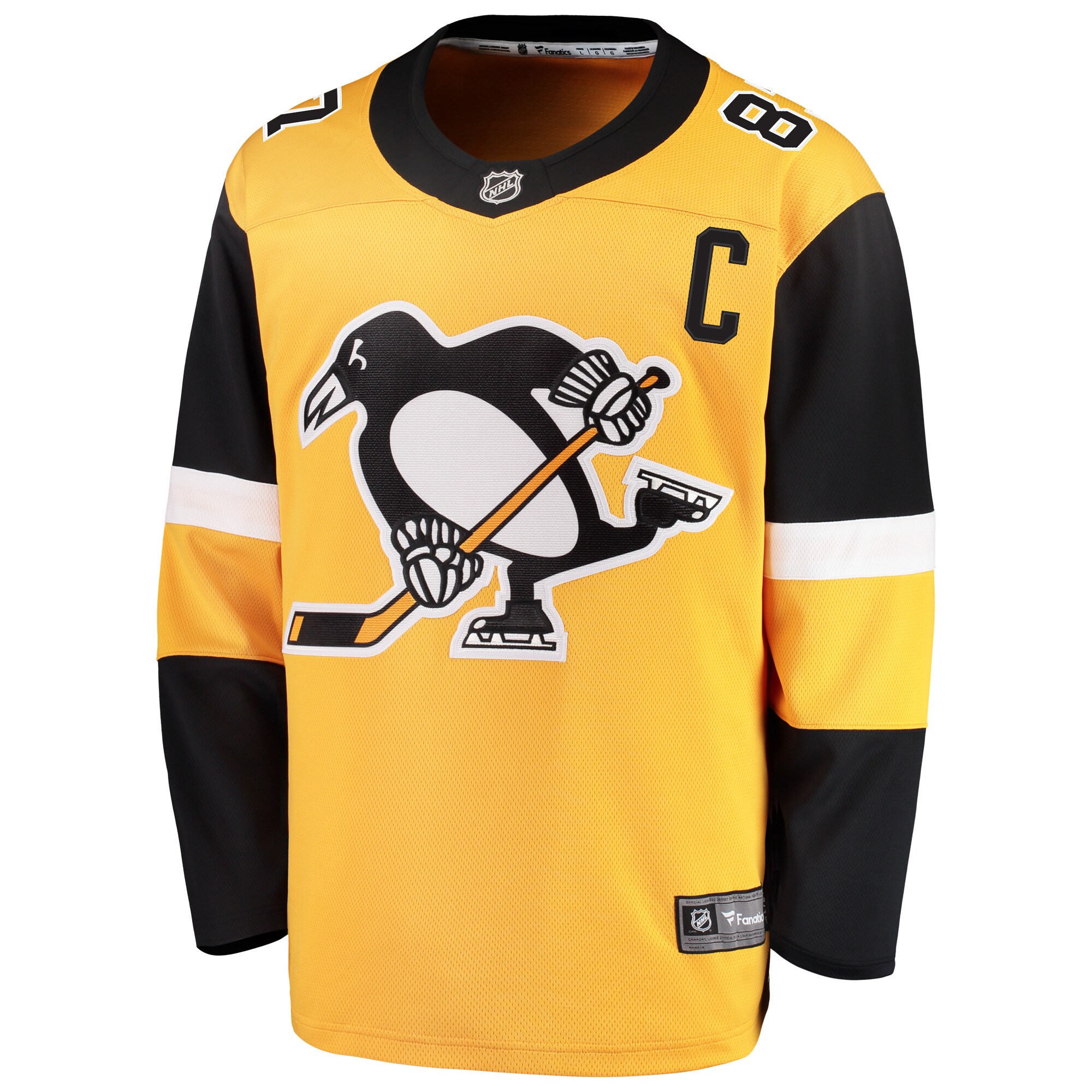 Sidney Crosby Pittsburgh Penguins Youth Alternate Breakaway Player Jersey - Gold
