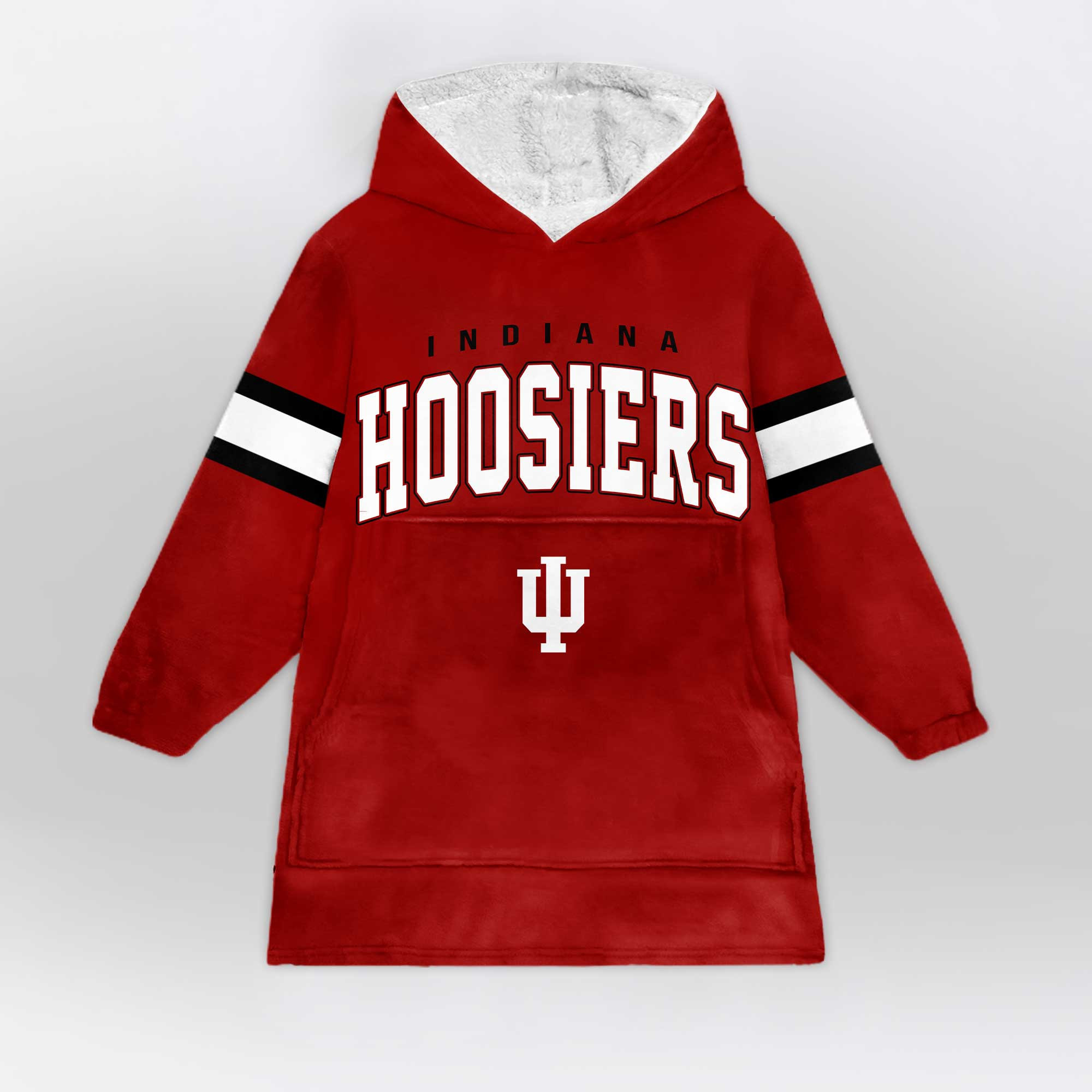 Adult Indiana Football Unisex Blanket Hoodie