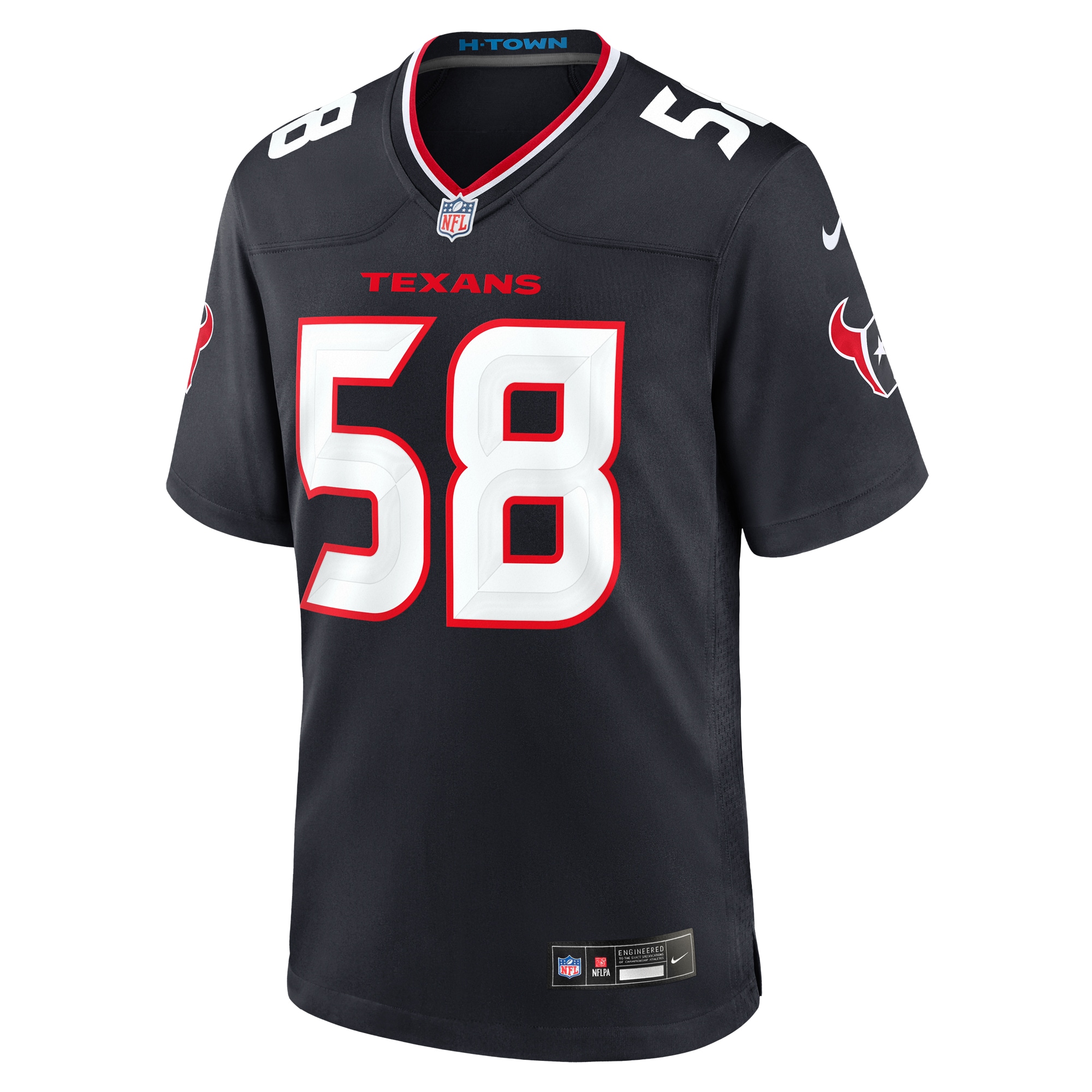 McTelvin Agim Houston Texans Team Game Jersey -  Navy