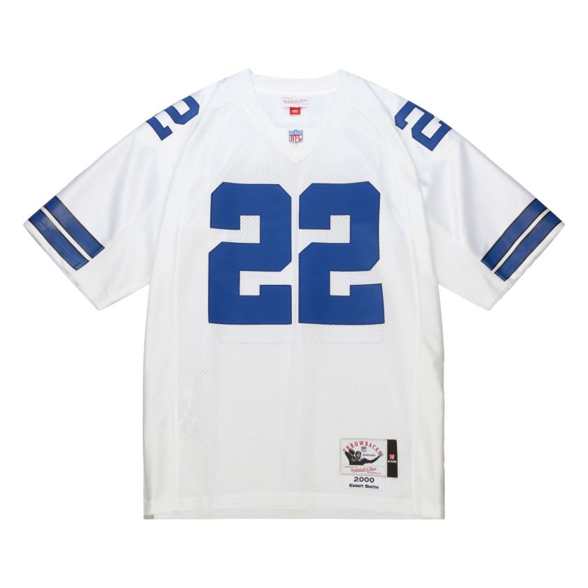 Authentic Emmitt Smith Dallas Cowboys White 2000 Jersey