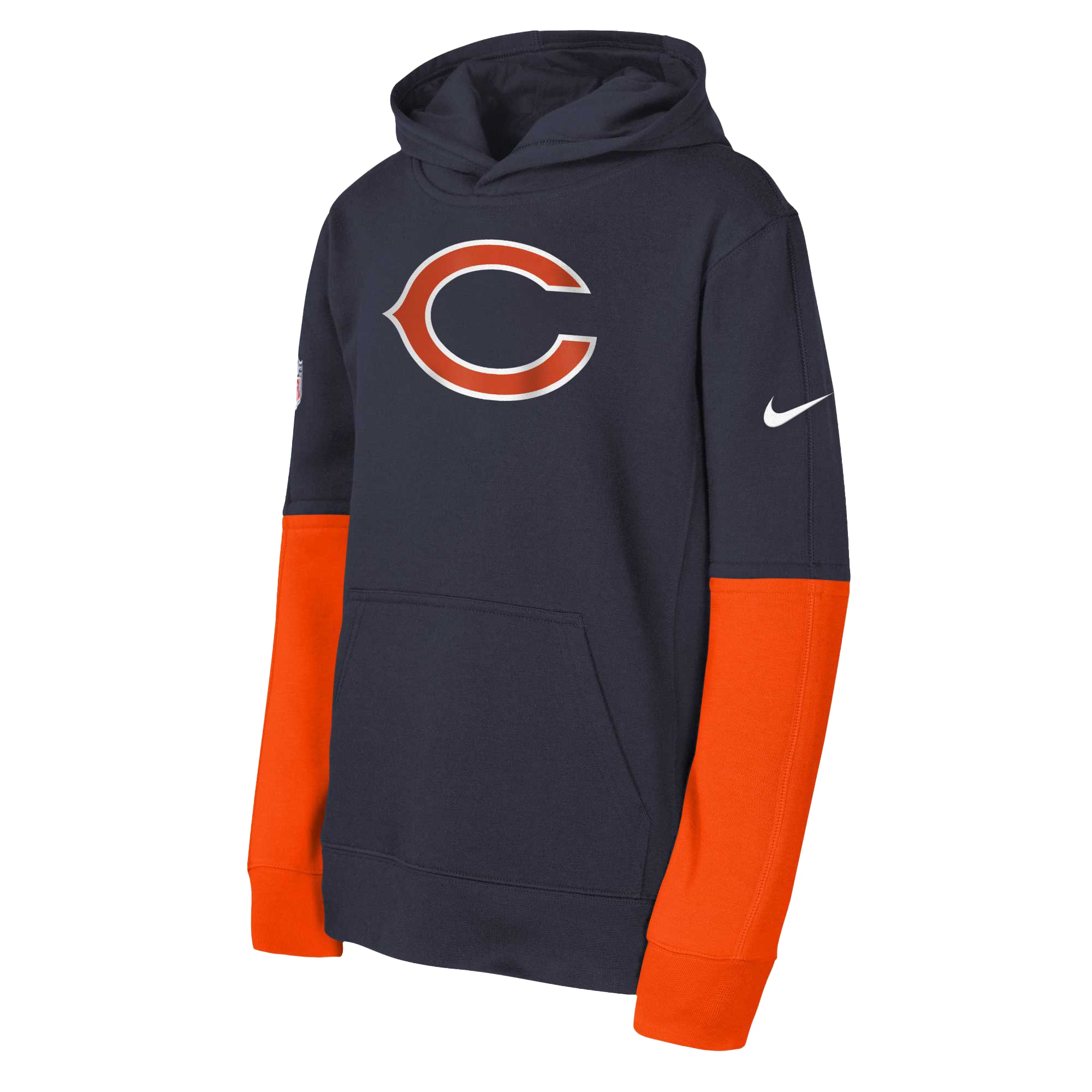 Chicago Bears Youth  Team Issue Club Pullover Hoodie - Navy