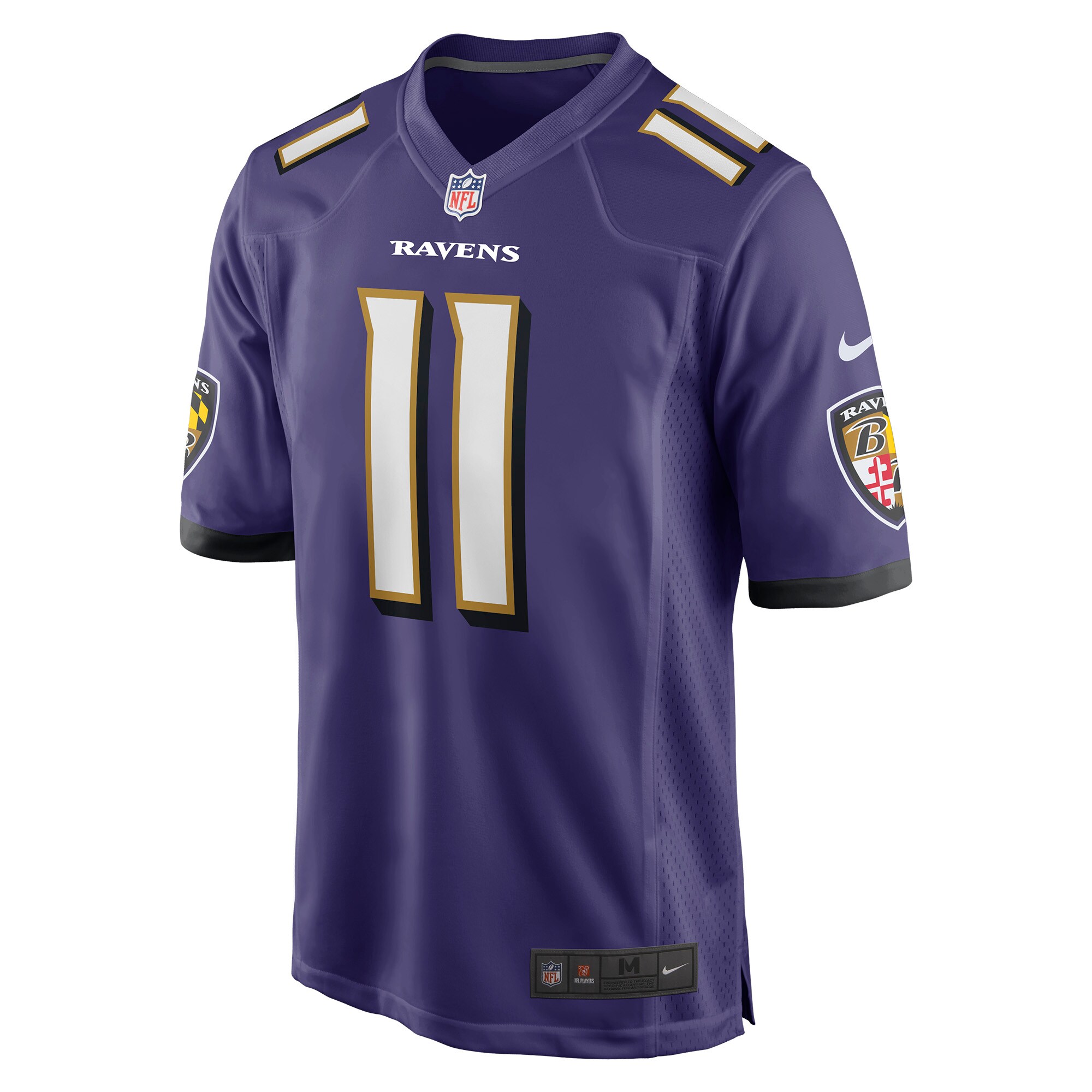 Stout Baltimore Ravens  Player Game Jersey - Purple