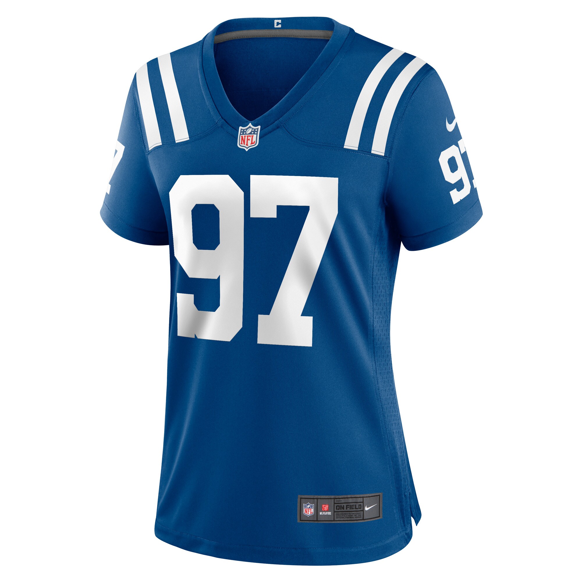Curtis Brooks Indianapolis Colts  Women's Player Game Jersey - Royal