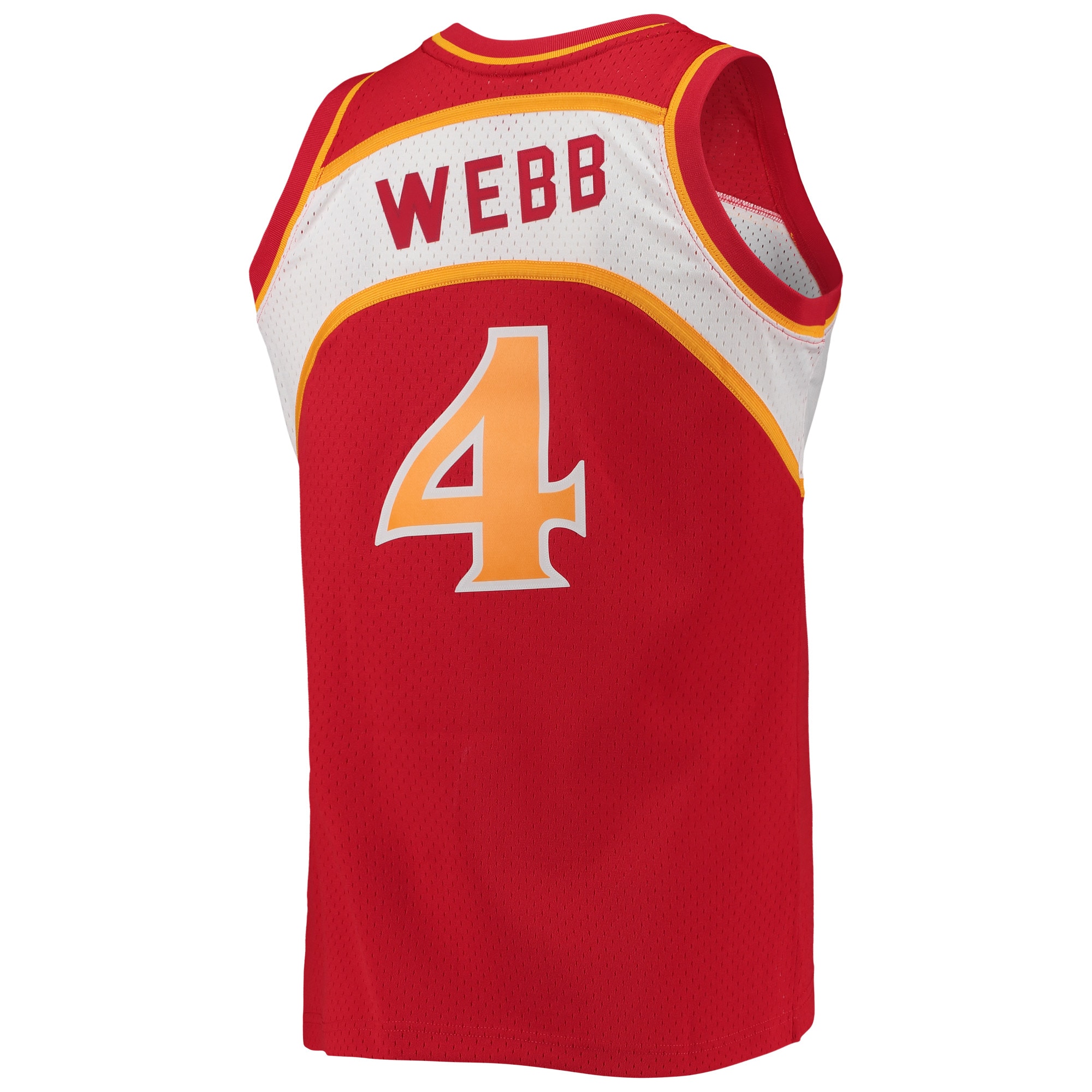 Spud Webb Atlanta Hawks Mitchell & Ness Hardwood Classics Swingman Jersey - Red