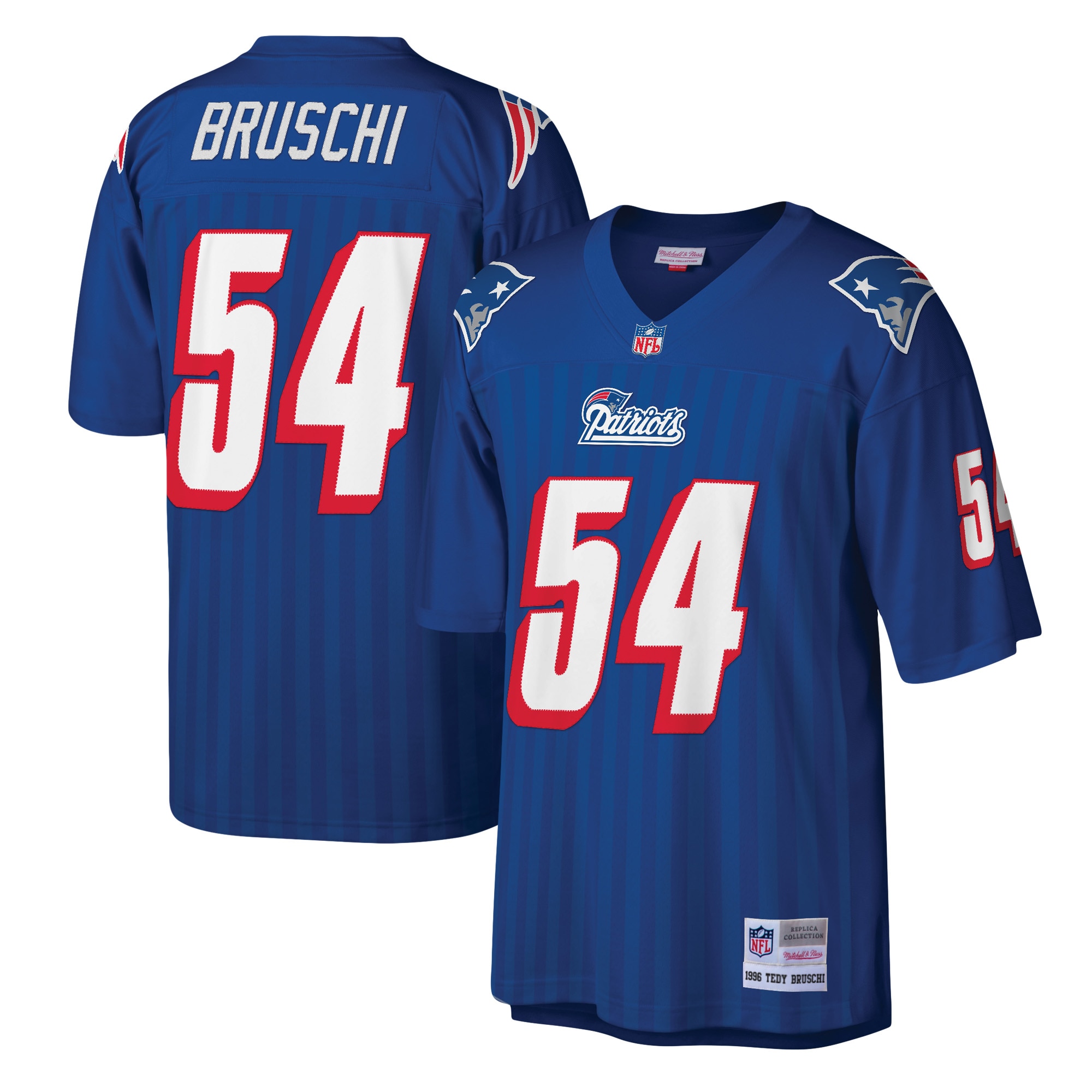 Tedy Bruschi New England Patriots Legacy Replica Jersey - White