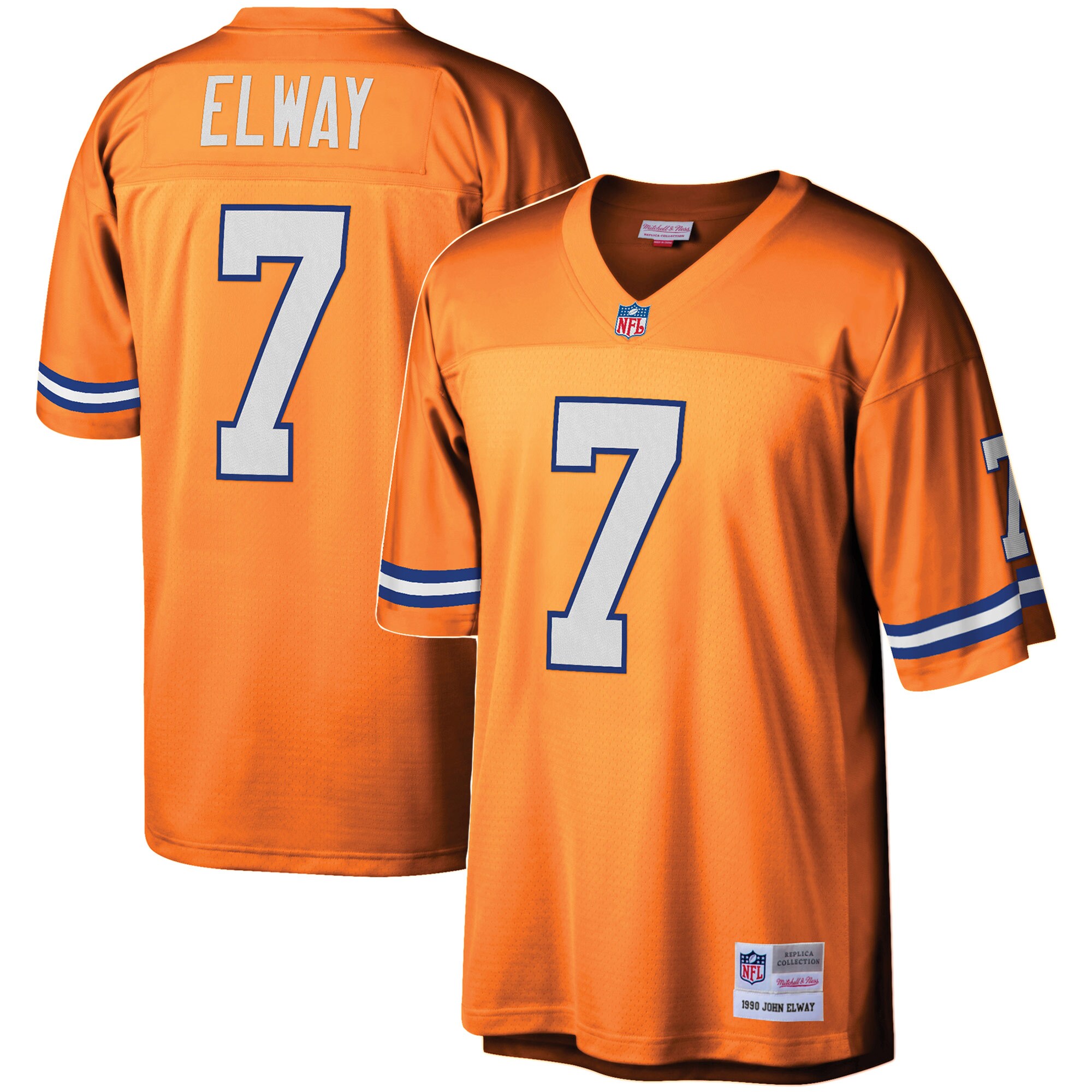 John Elway Denver Broncos  Youth 1990 Legacy Retired Player Jersey - Orange