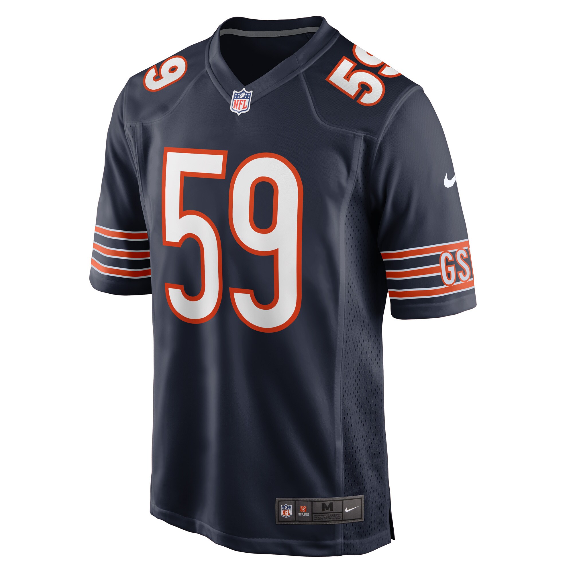Kingsley Jonathan Chicago Bears  Game Player Jersey - Navy