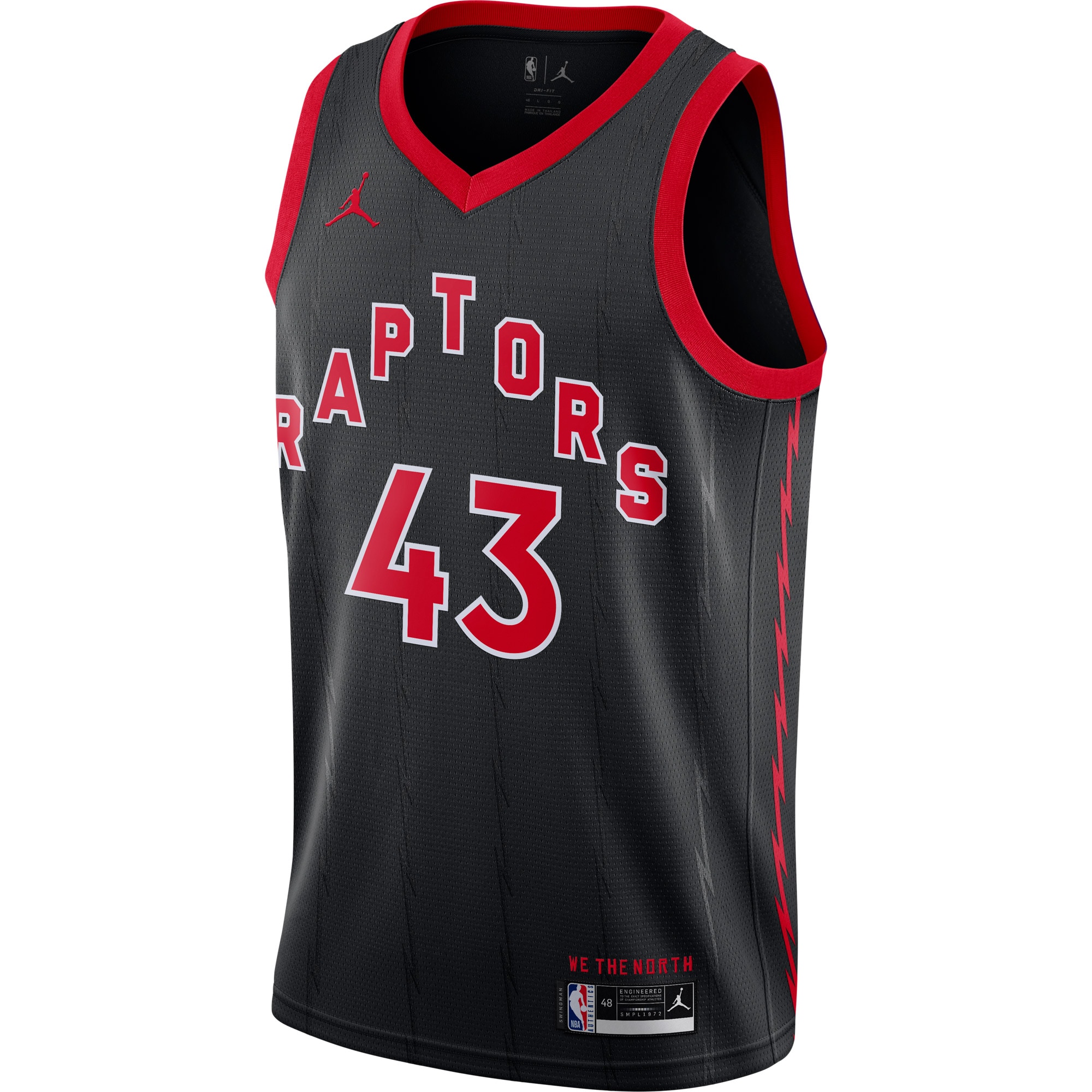 Pascal Siakam Toronto Raptors  2020/21 Swingman Jersey - Statement Edition - Black