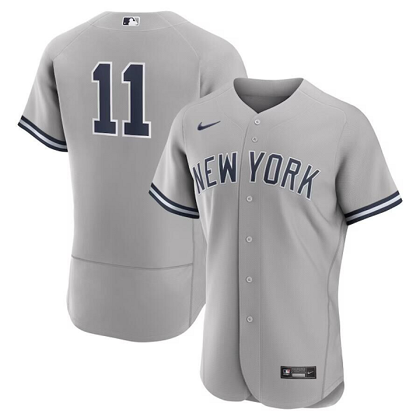 Men's New York Yankees #11 Anthony Volpe  Home Flex Base Player Gary Road Jersey