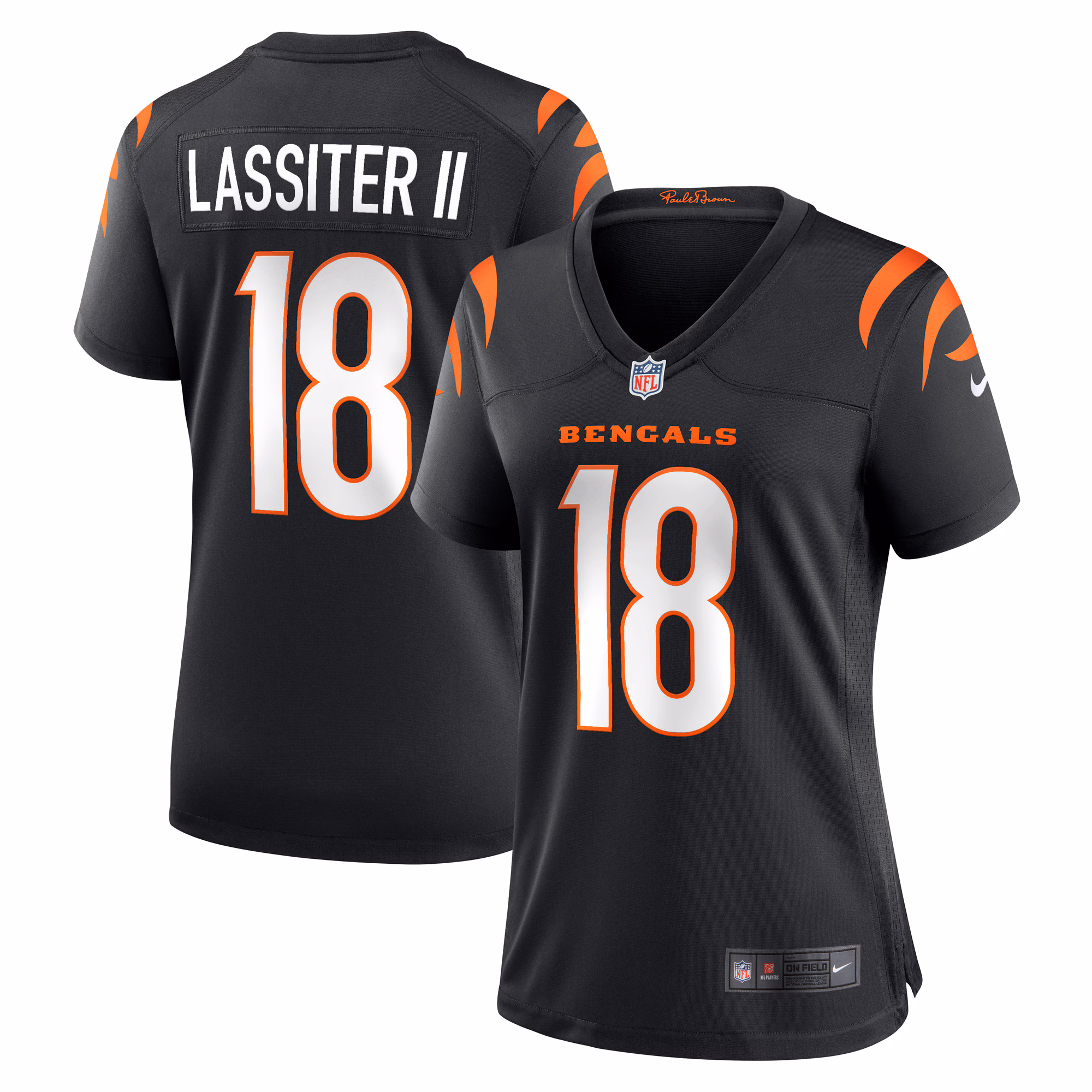 Kwamie Lassiter II Cincinnati Bengals Women's Game Player Jersey - Black