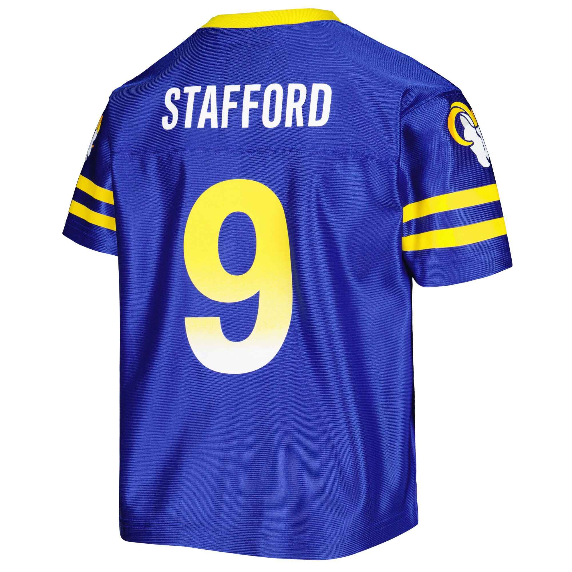 Youth Matthew Stafford Royal Los Angeles Rams Player Jersey