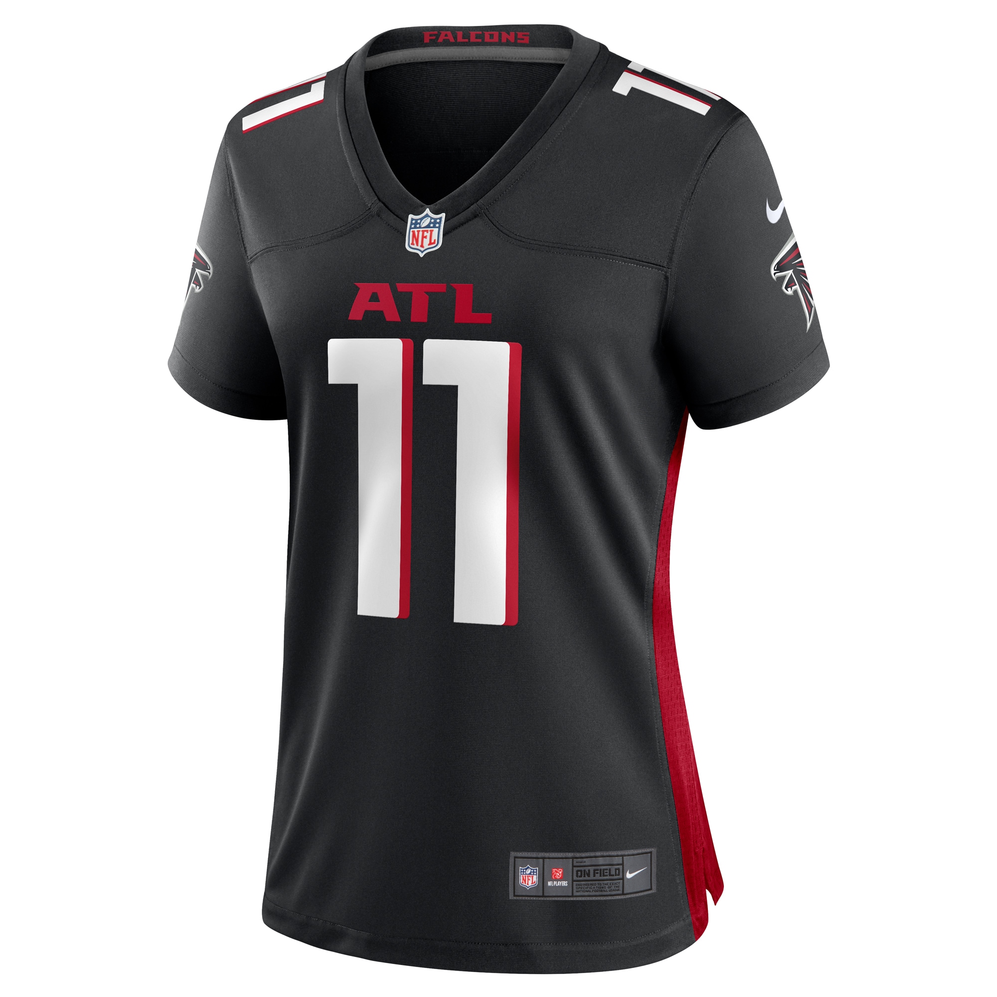 Logan Woodside Atlanta Falcons Women's Team Game Jersey -  Black