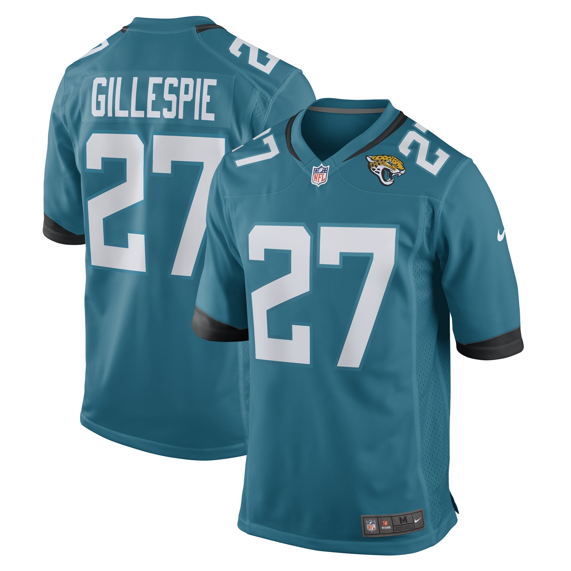 Tyree Gillespie Jacksonville Jaguars  Game Player Jersey - Teal