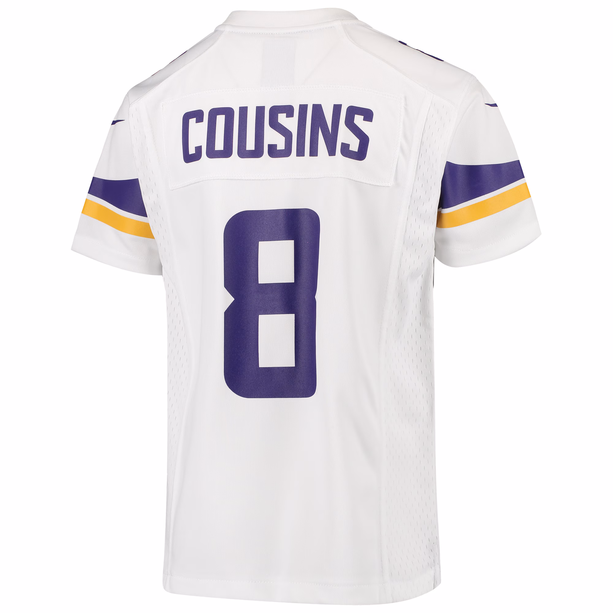 Kirk Cousins Minnesota Vikings Youth Game Jersey - White