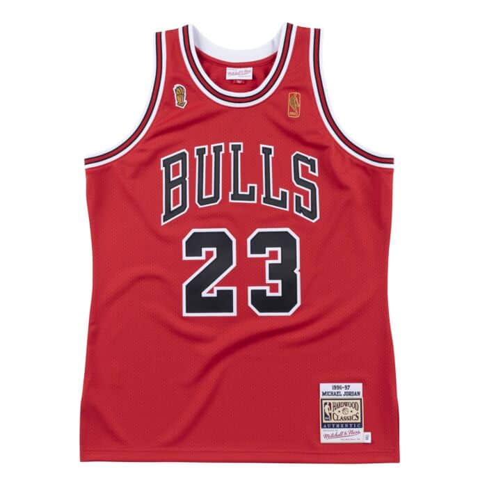 Authentic Jersey Chicago Bulls 1996-97 Michael