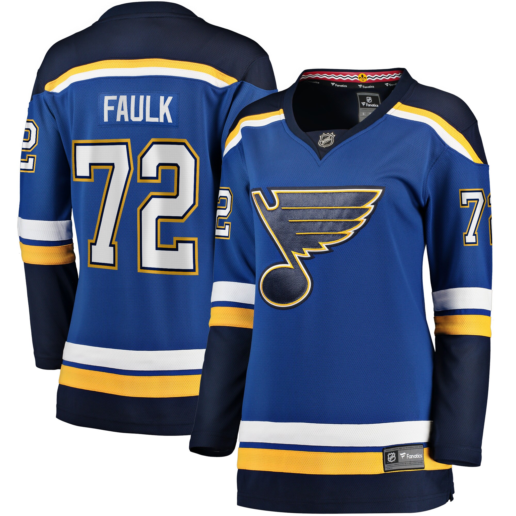 Justin Faulk St.Louis Blues Women's Home Breakaway Player Jersey - Blue