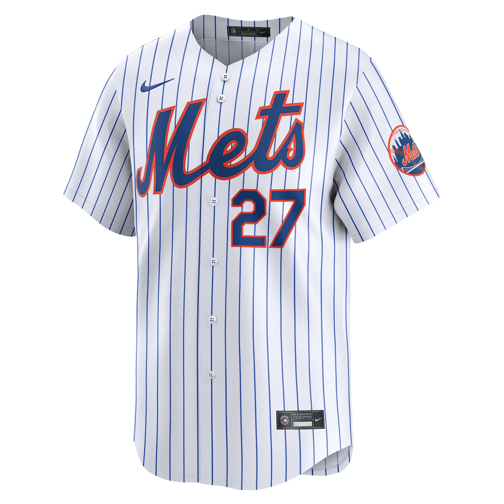 Men's New York Mets Mark Vientos  White Home Limited Player Jersey