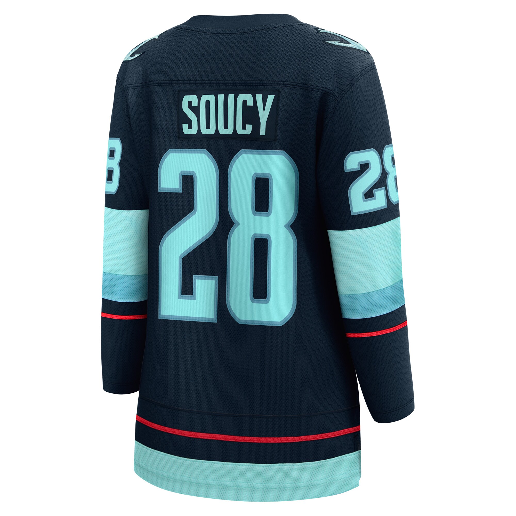 Carson Soucy Seattle Kraken Women's Home Breakaway Player Jersey - Deep Sea Blue