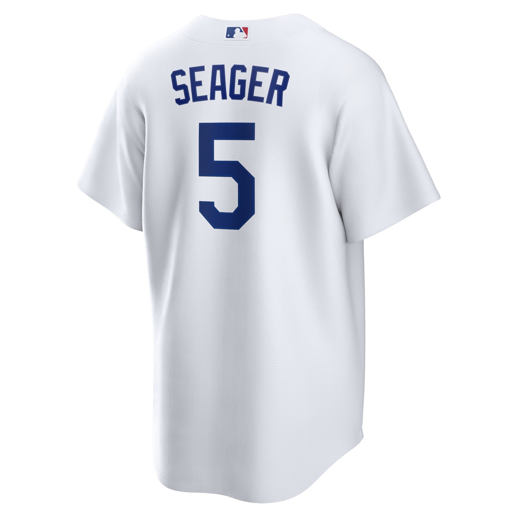 Men's Los Angeles Dodgers Corey Seager  White Home Replica Player Name Jersey