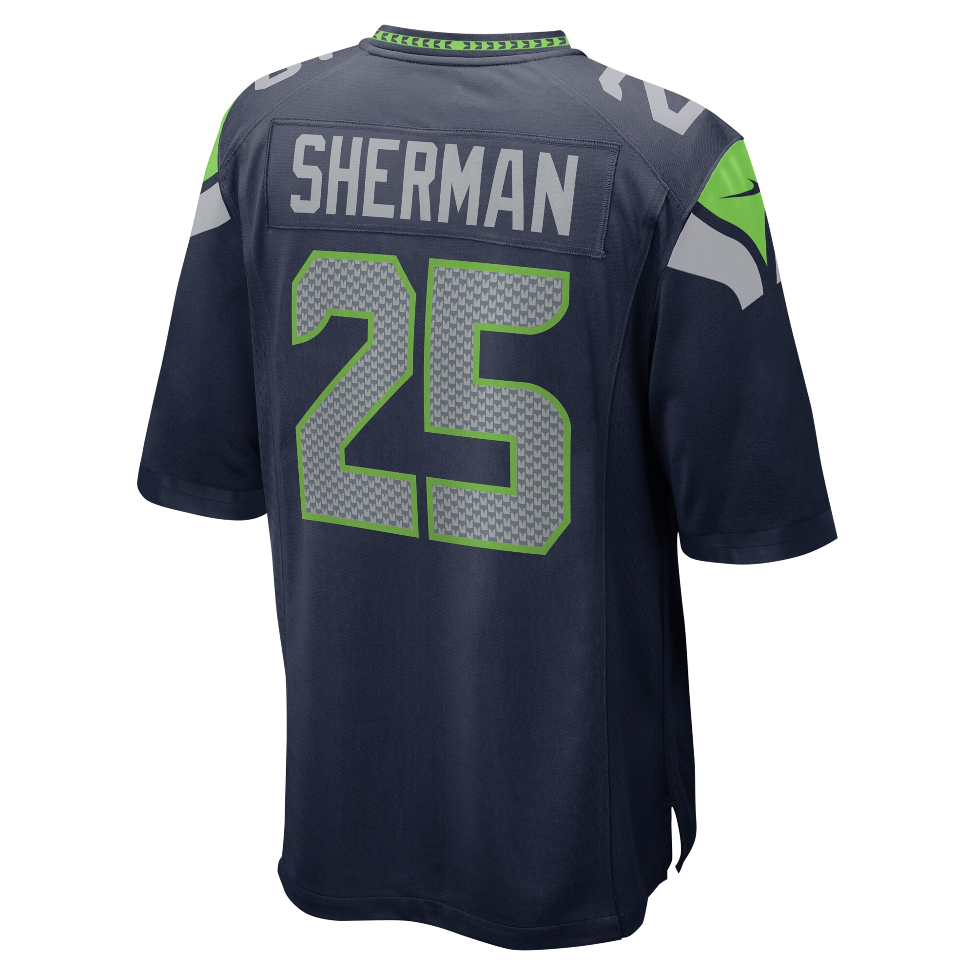 Richard Sherman Seattle Seahawks Retired Game Jersey - College Navy