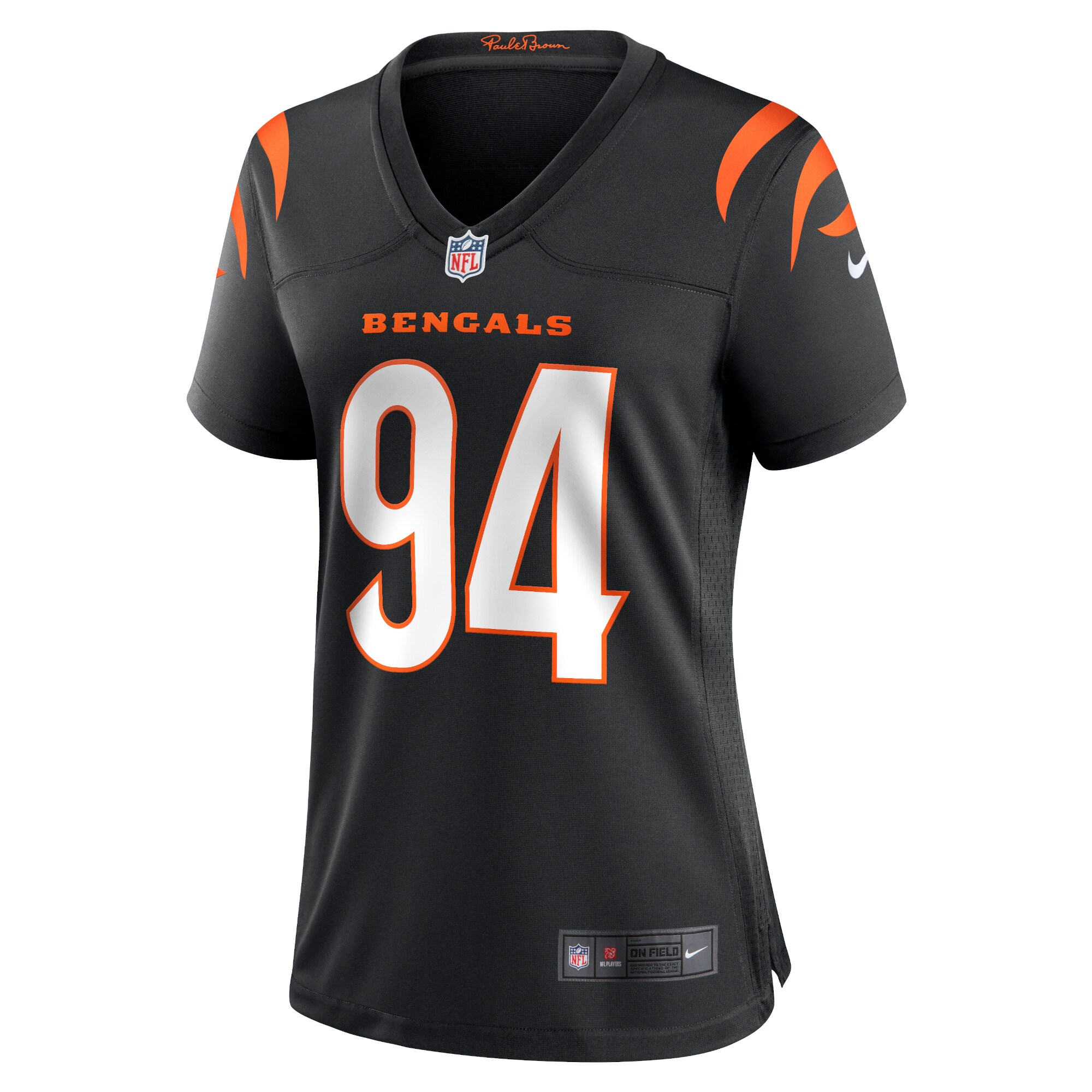 Sam Hubbard Cincinnati Bengals Women's  Player Game Jersey - Black