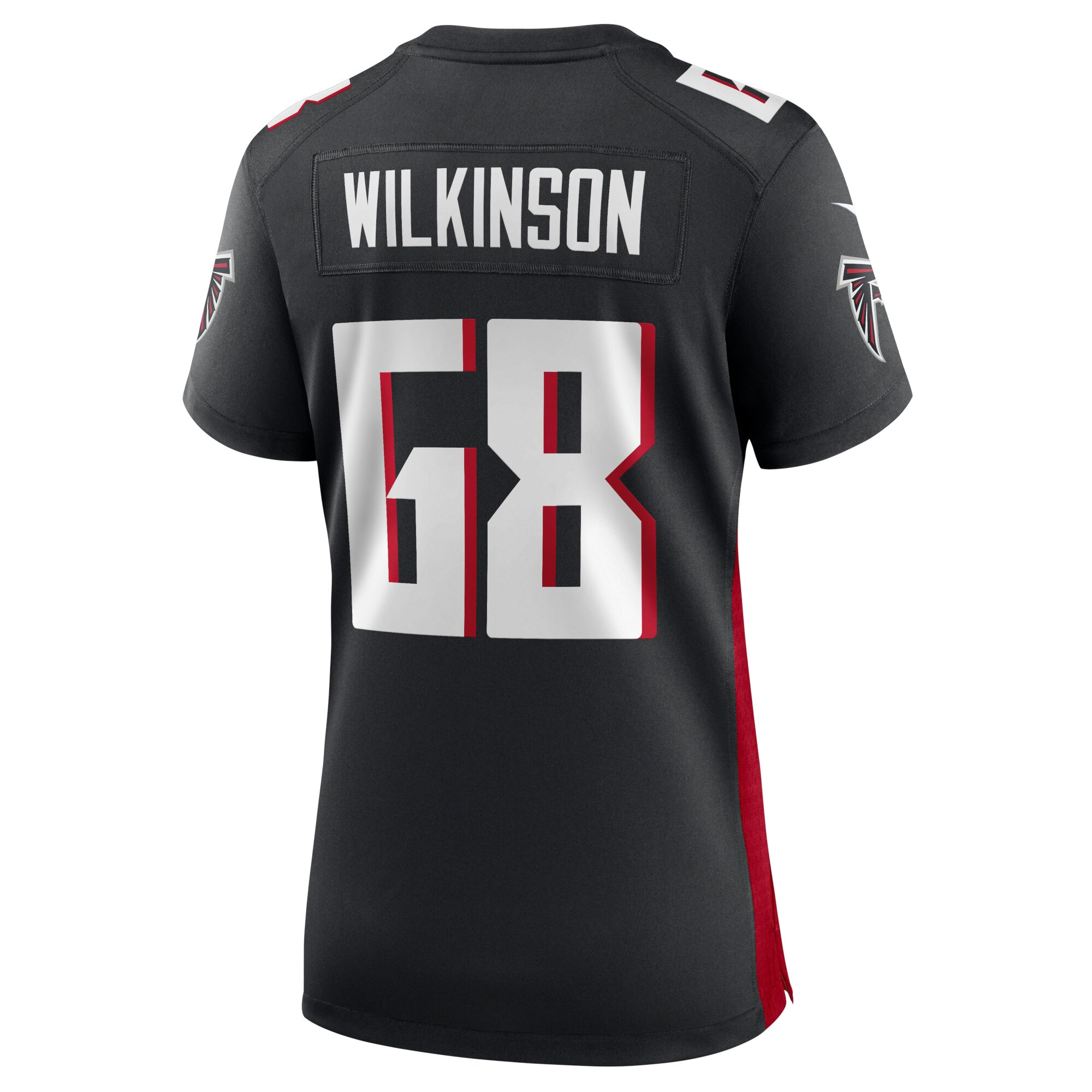 Elijah Wilkinson Atlanta Falcons  Women's Game Jersey - Black