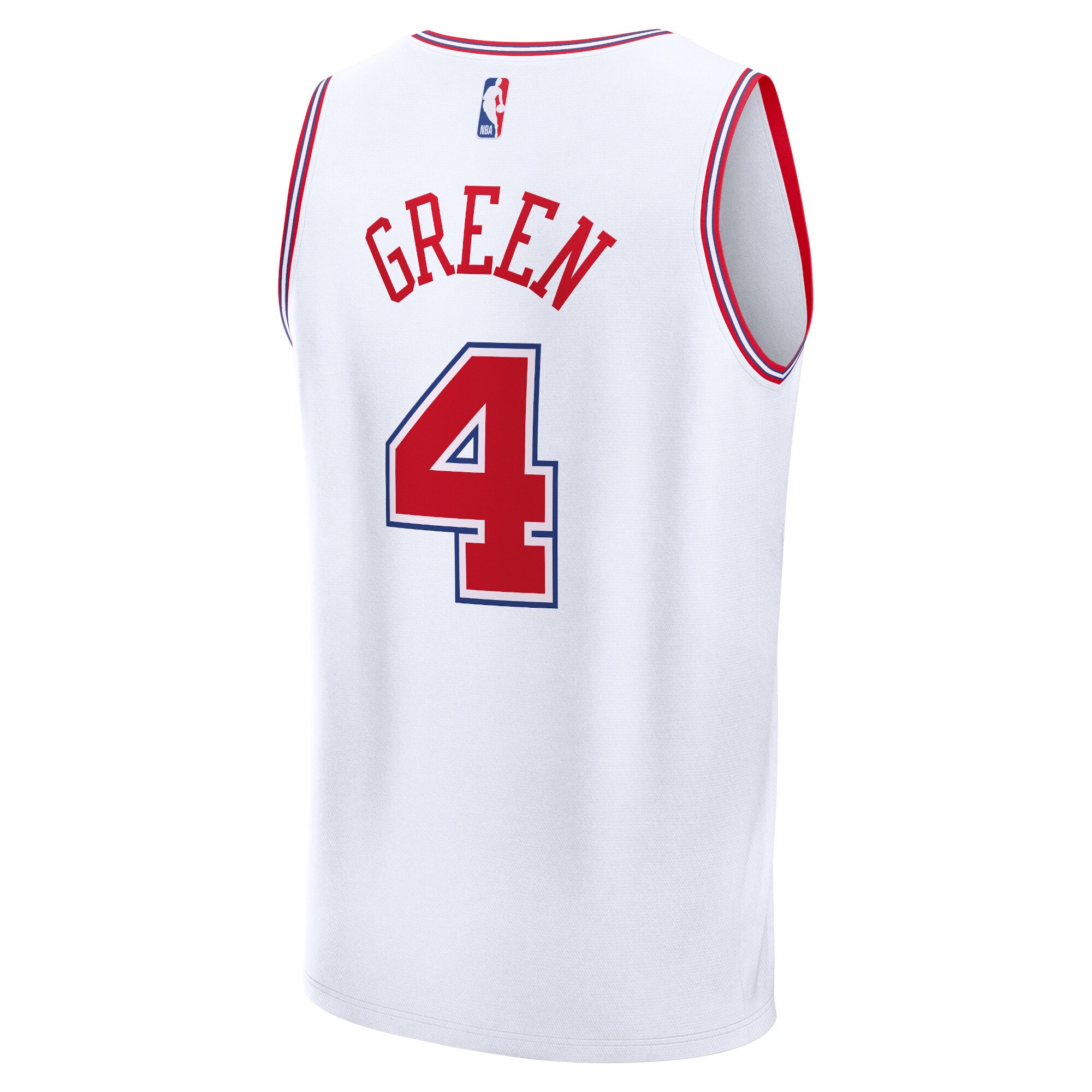 Unisex Houston Rockets Jalen Green  White 2023/24 Fast Break Jersey - City Edition