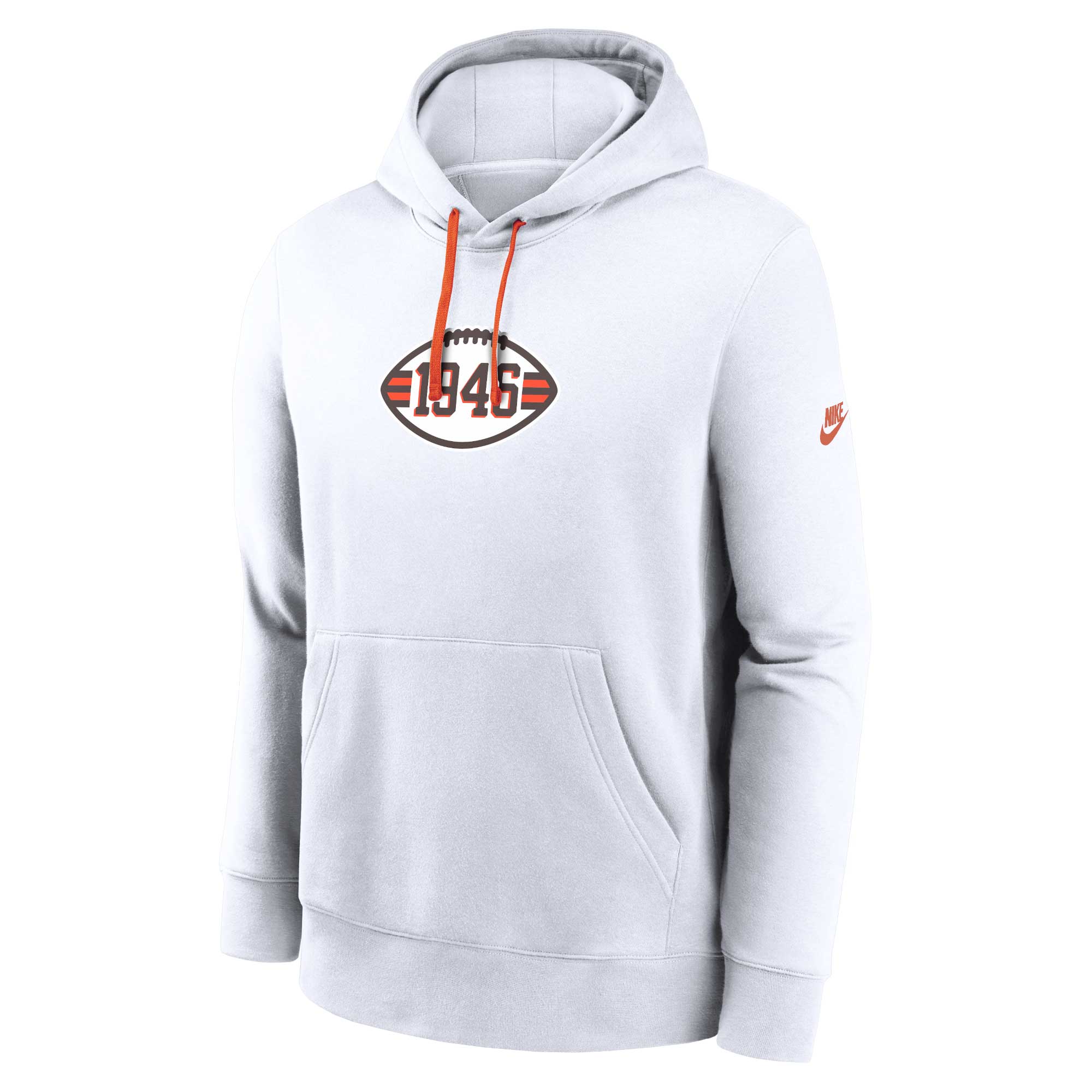 Cleveland Browns 2023 Sideline Club Alternate Tri-Blend Pullover Hoodie - White