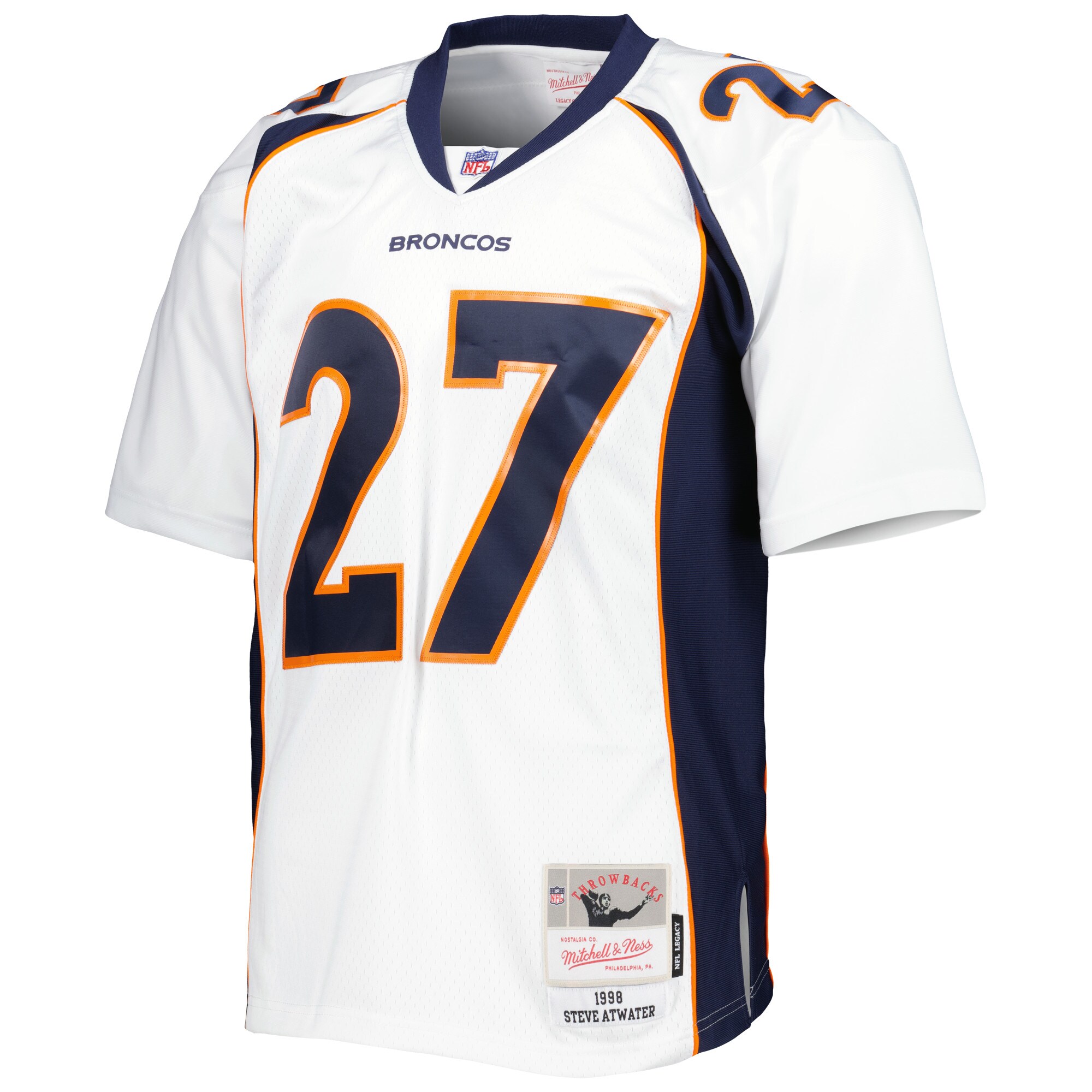 Steve Atwater Denver Broncos  1998 Legacy Replica Jersey - White