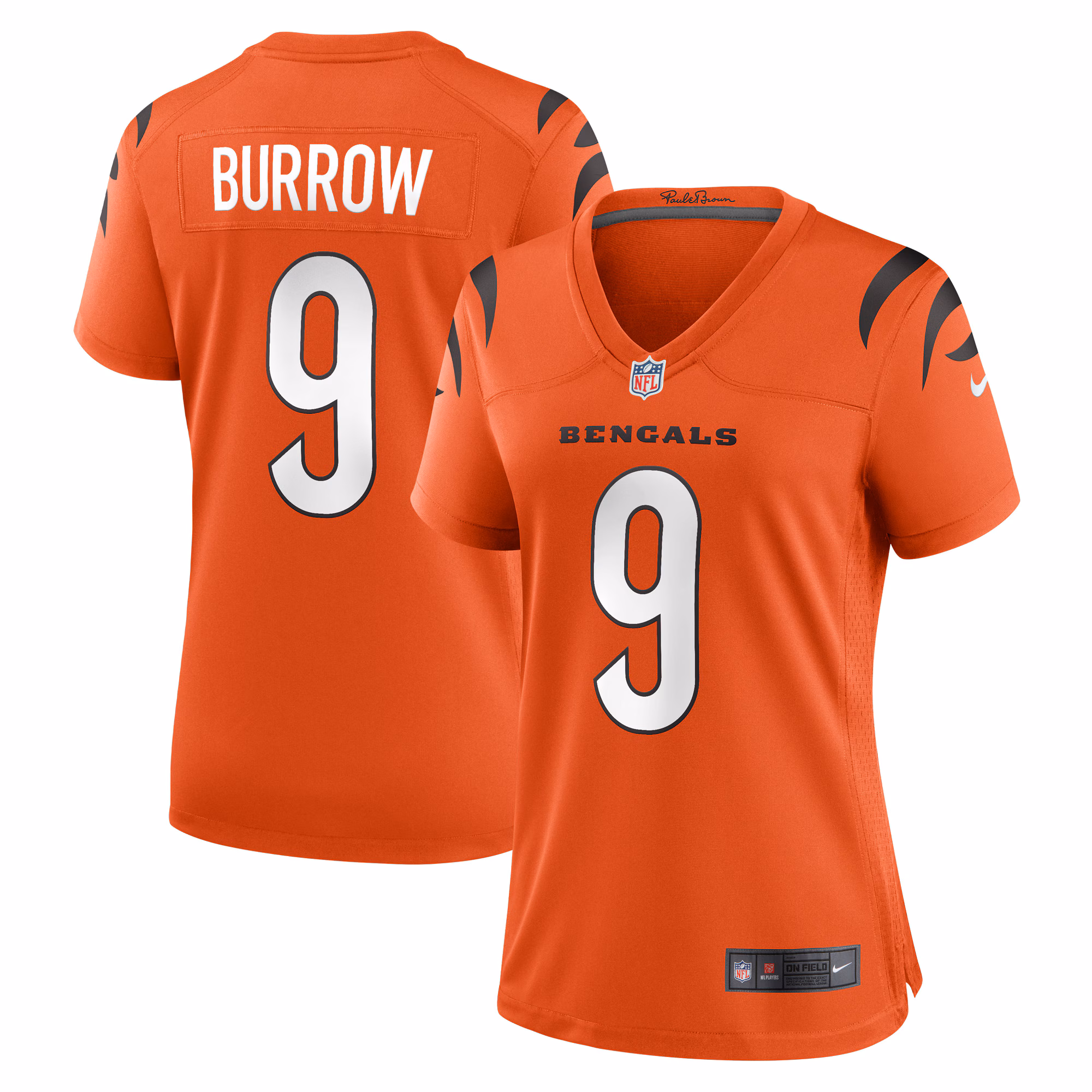 Joe Burrow Cincinnati Bengals Women's Game Jersey - Orange