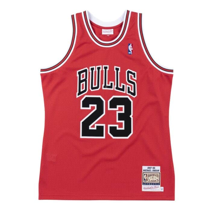 Authentic Jersey Chicago Bulls 1987-88 Michael