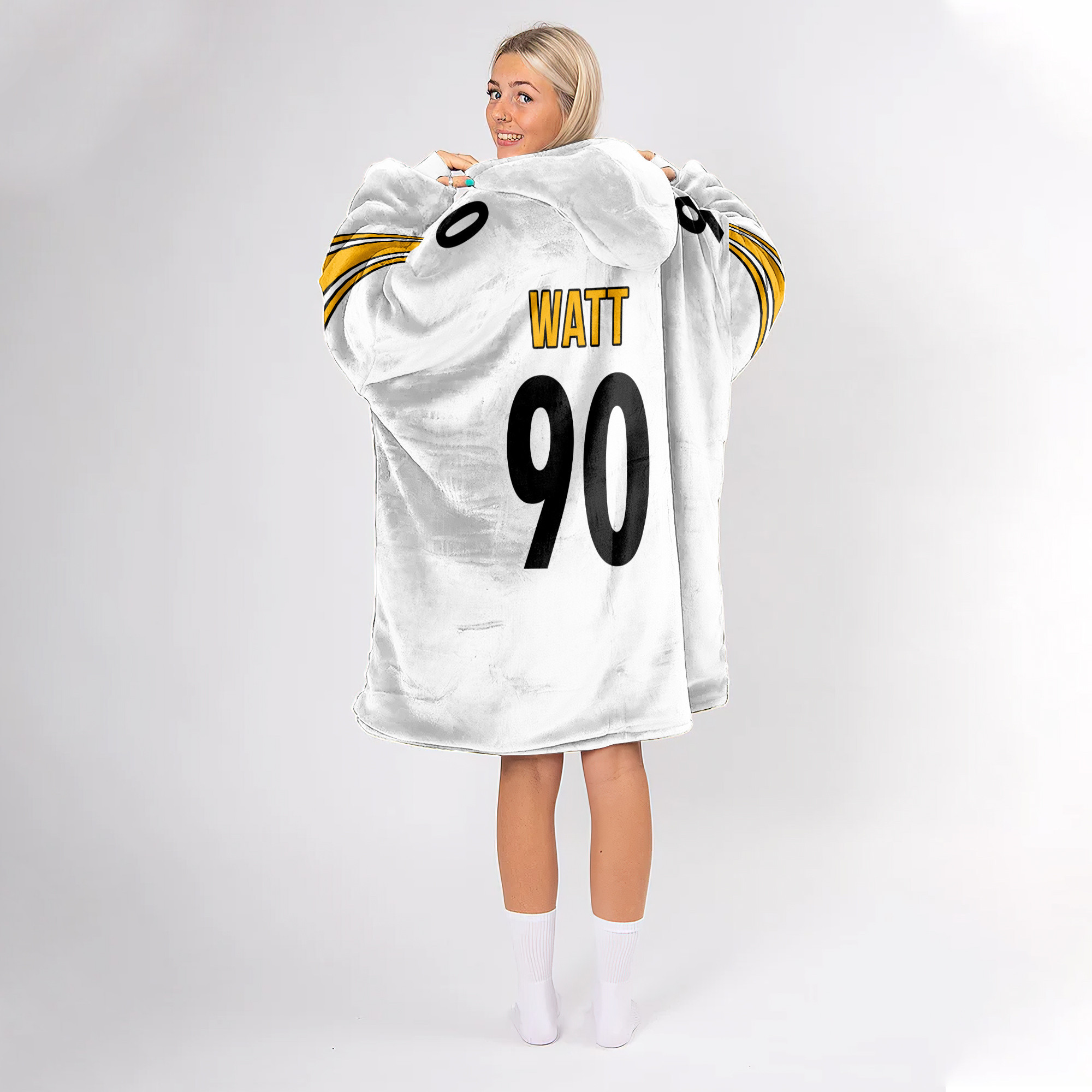Adult They Not Like Us 90 Pittsburgh Football Unisex Blanket Hoodie