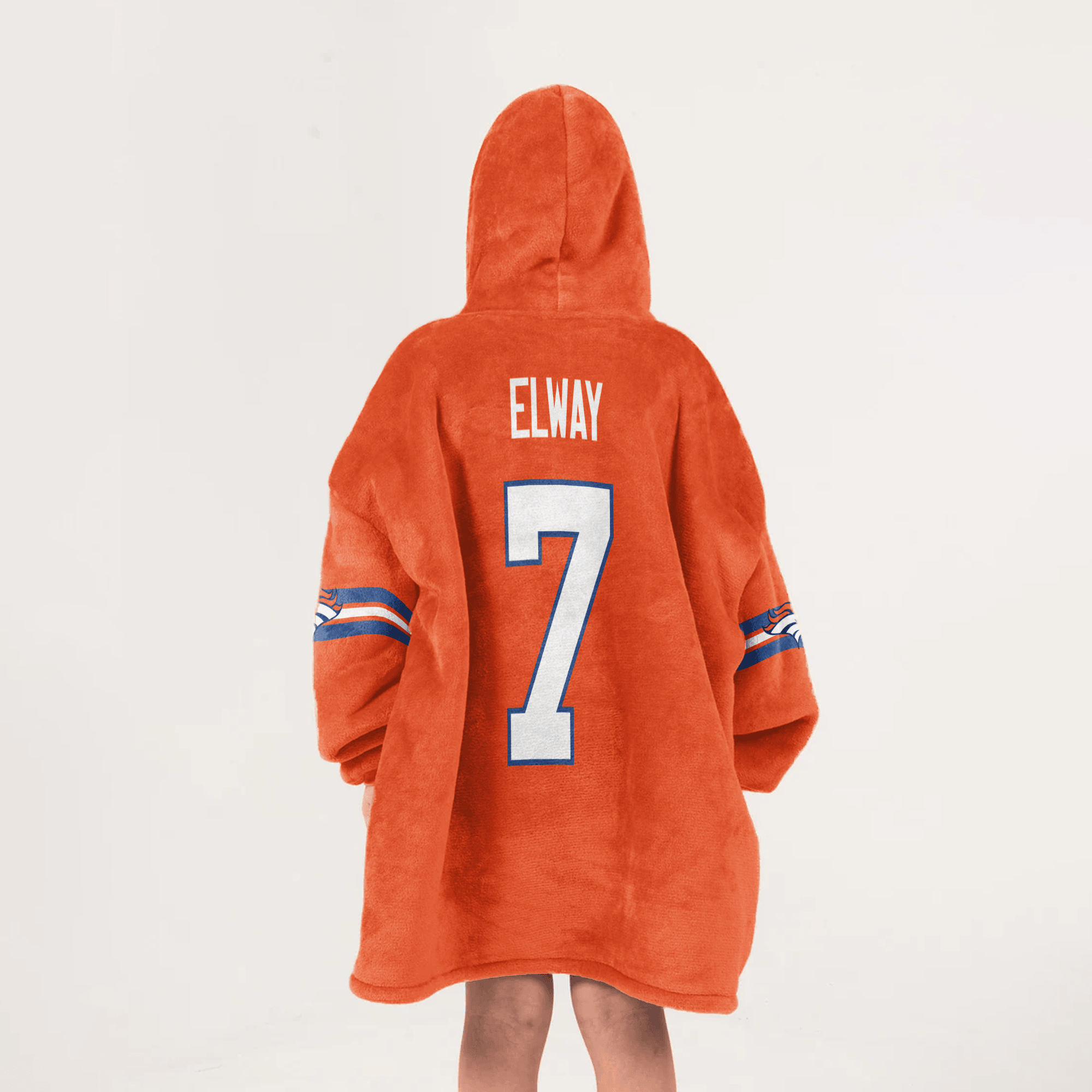 Kid J.E 7 Denver Football Unisex Blanket Hoodie