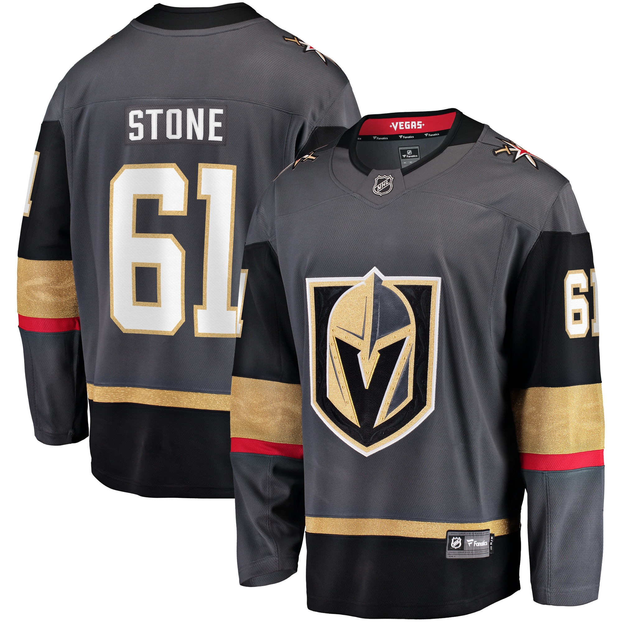 Mark Stone Vegas Golden Knights Alternate Premier Breakaway Player Jersey - Gray