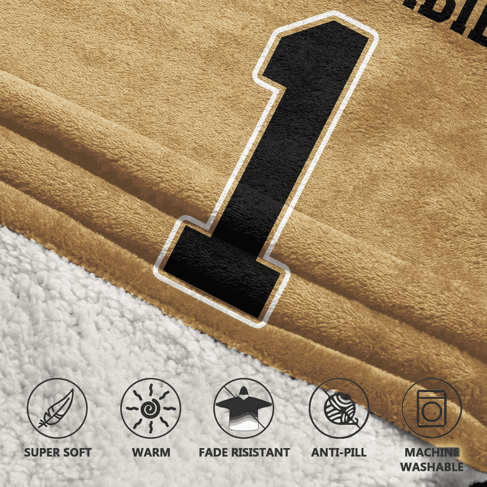 Kid 1 Vanderbilt Football Unisex Blanket Hoodie