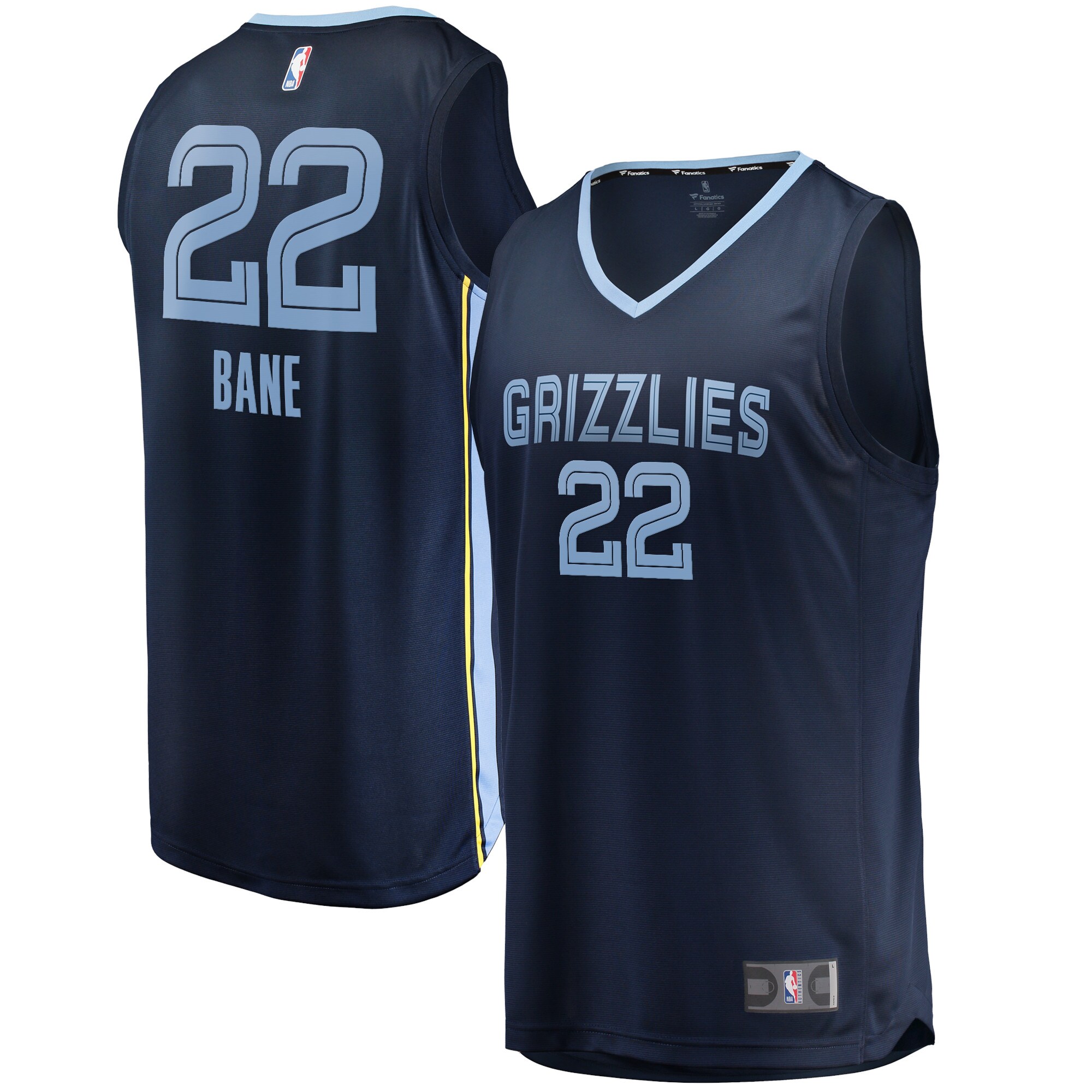 Desmond Bane Memphis Grizzlies  2021/22 Fast Break Replica Jersey - Icon Edition - Navy