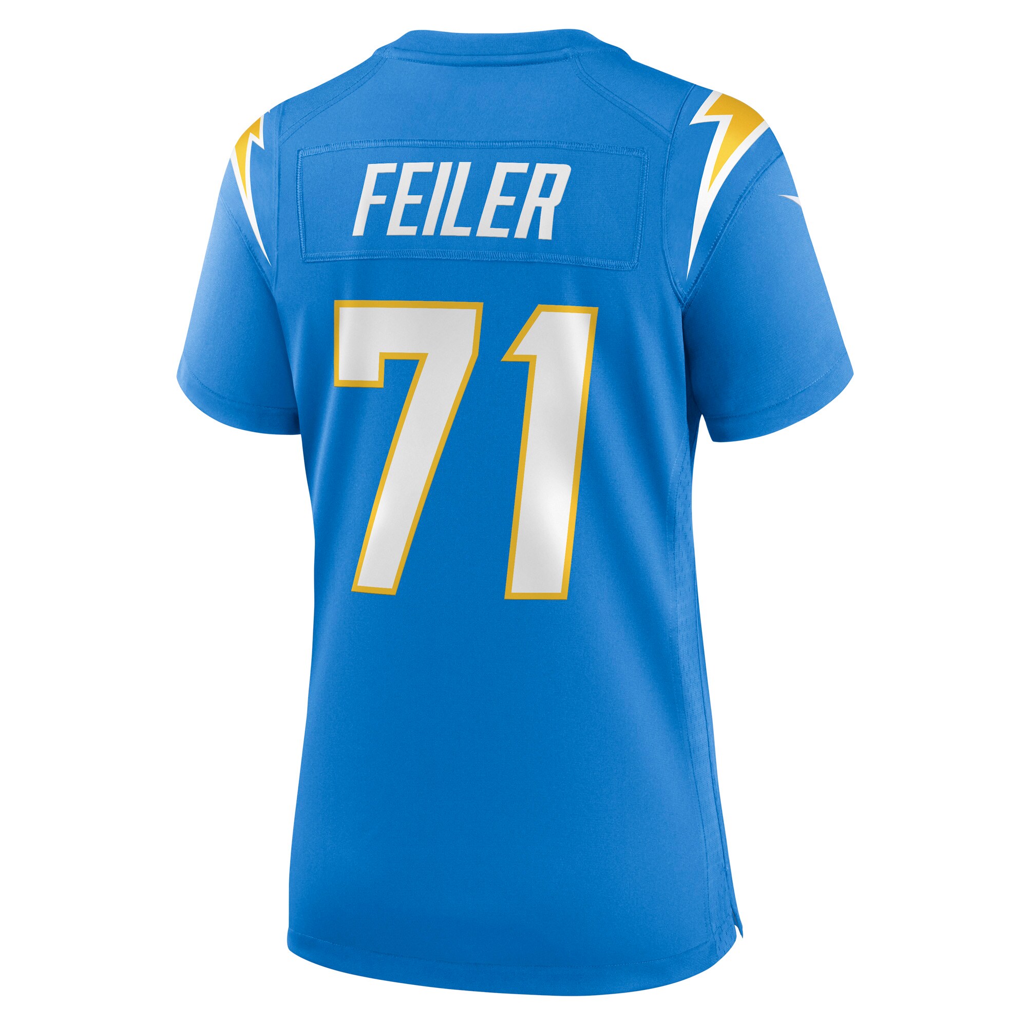 Matt Feiler Los Angeles Chargers  Women's Game Player Jersey - Powder Blue