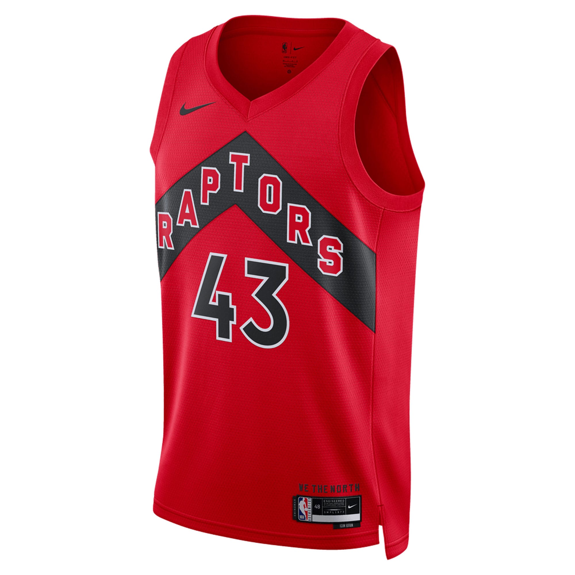 Pascal Siakam Toronto Raptors Unisex Swingman Jersey - Icon Edition - Red