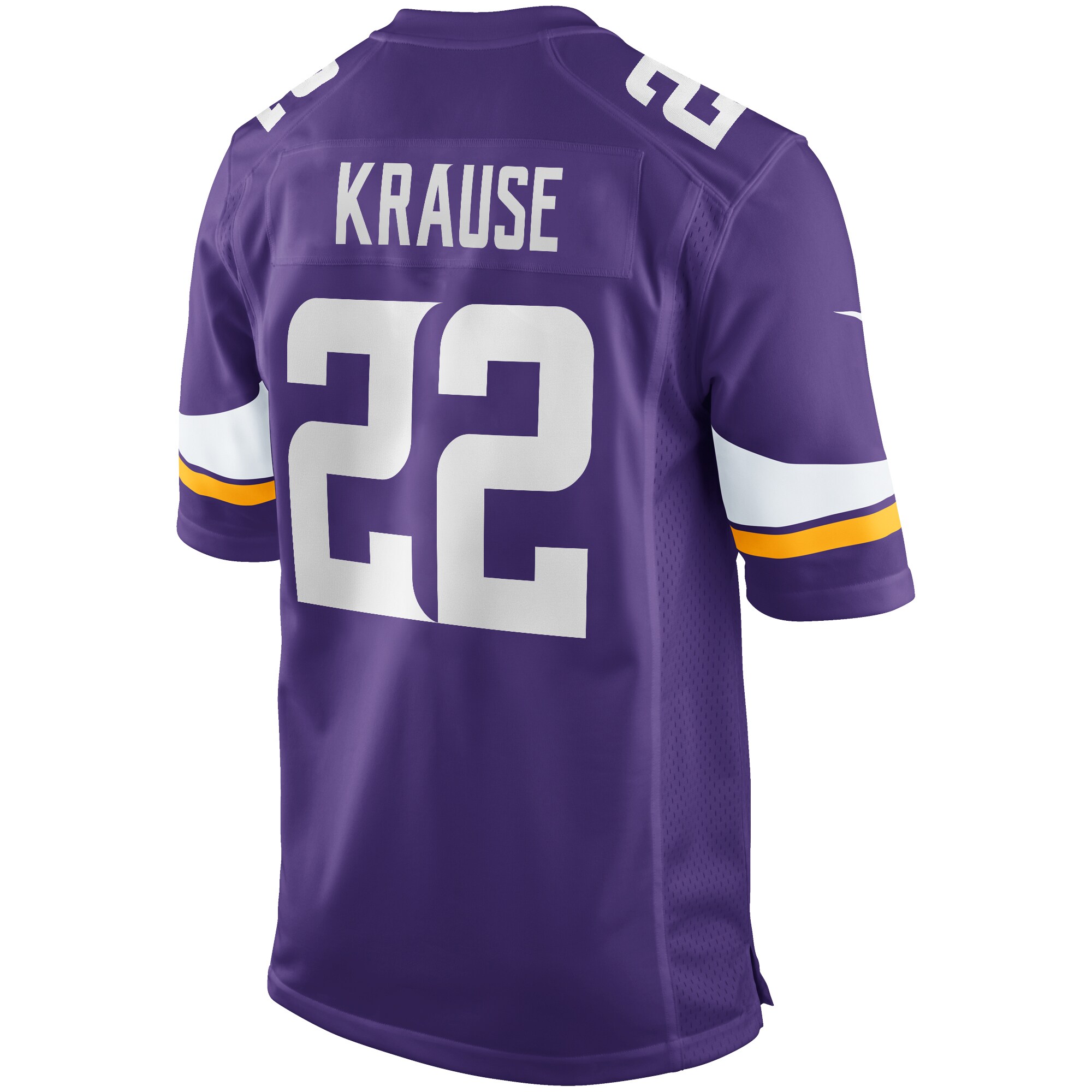 Paul Krause Minnesota Vikings Game Retired Player Jersey - Purple